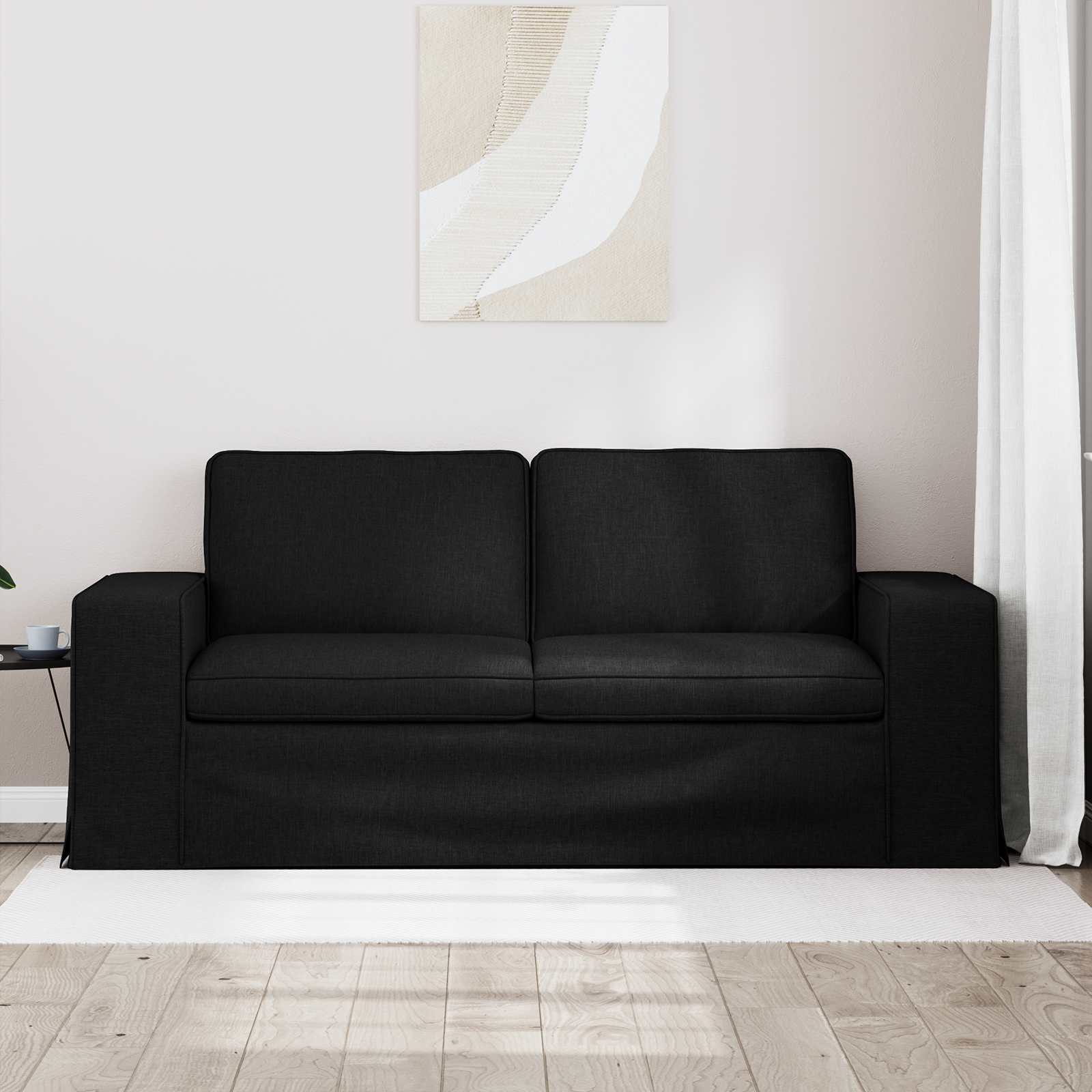 Sofa Crna 182 x 80 x 82 cm tkanina