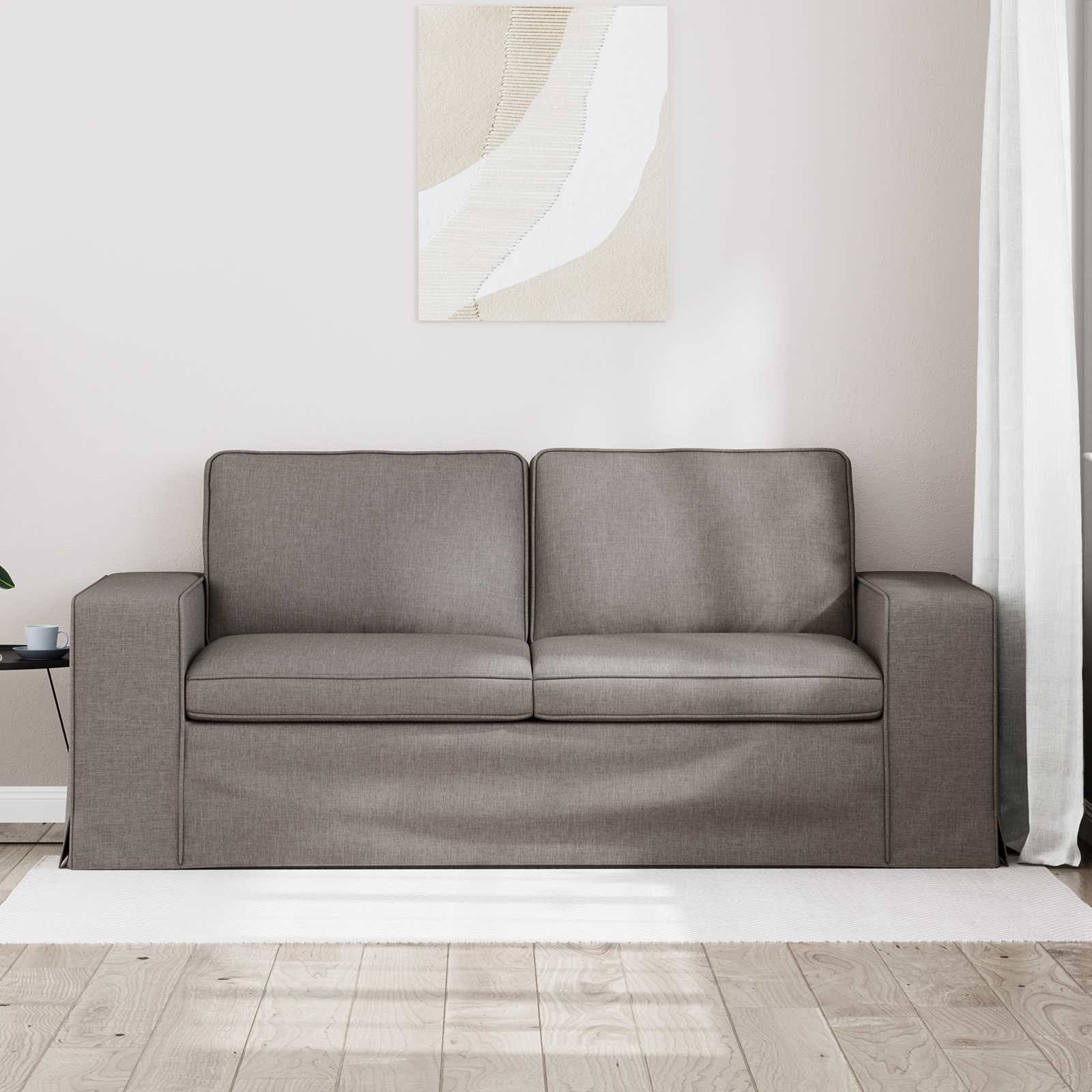 Sofa Sivo-smeđa 182 x 80 x 82 cm tkanina
