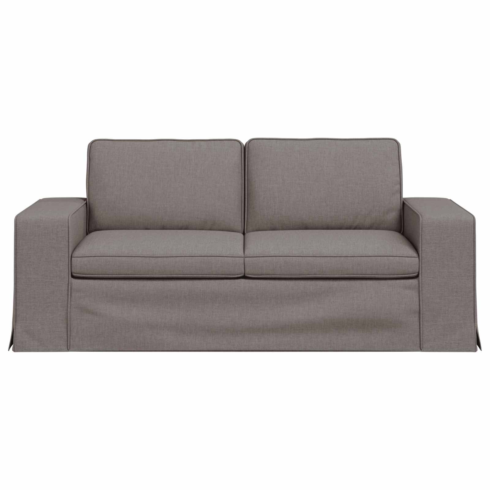 Sofa Sivo-smeđa 182 x 80 x 82 cm tkanina