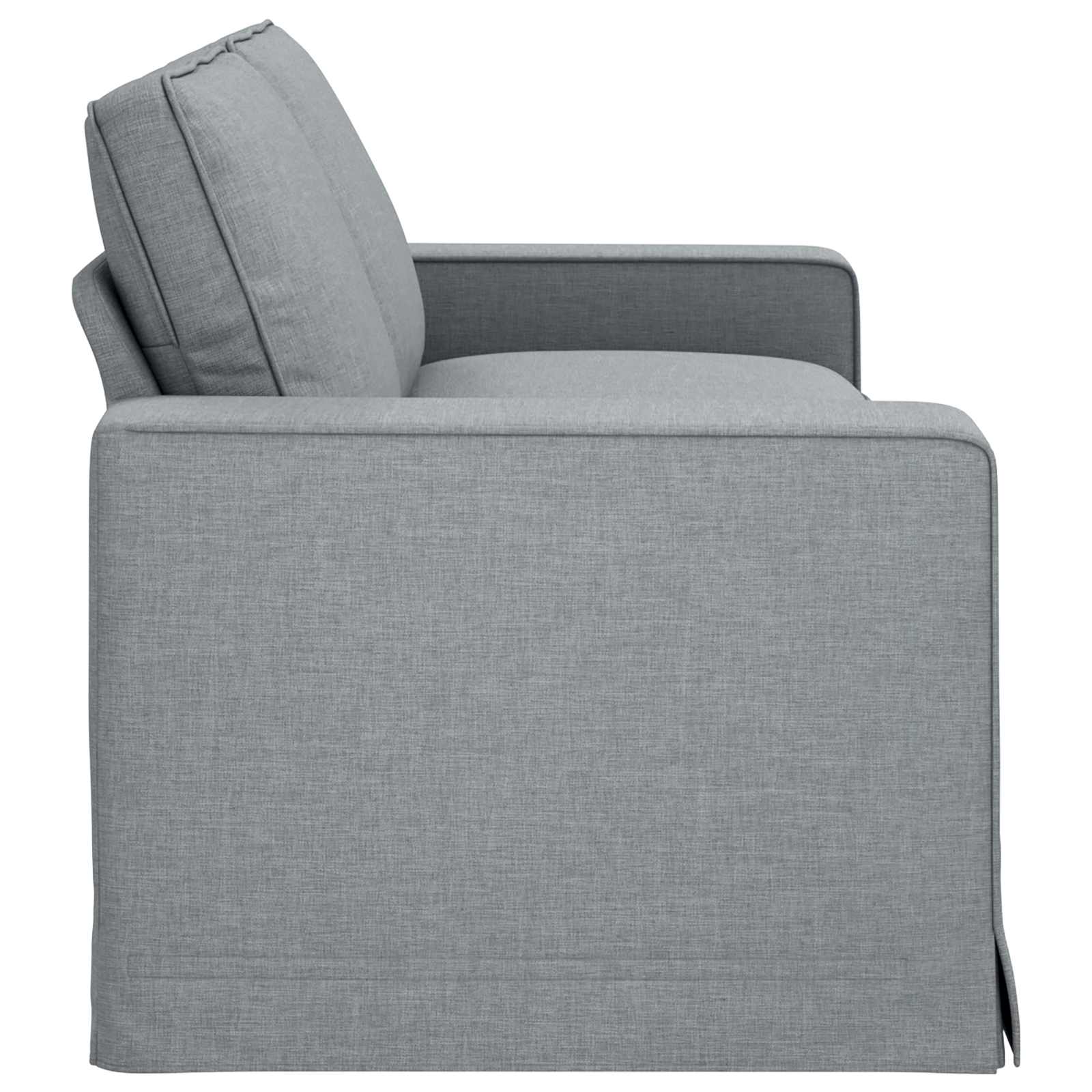 Sofa Svijetlo siva 222 x 80 x 82 cm tkanina