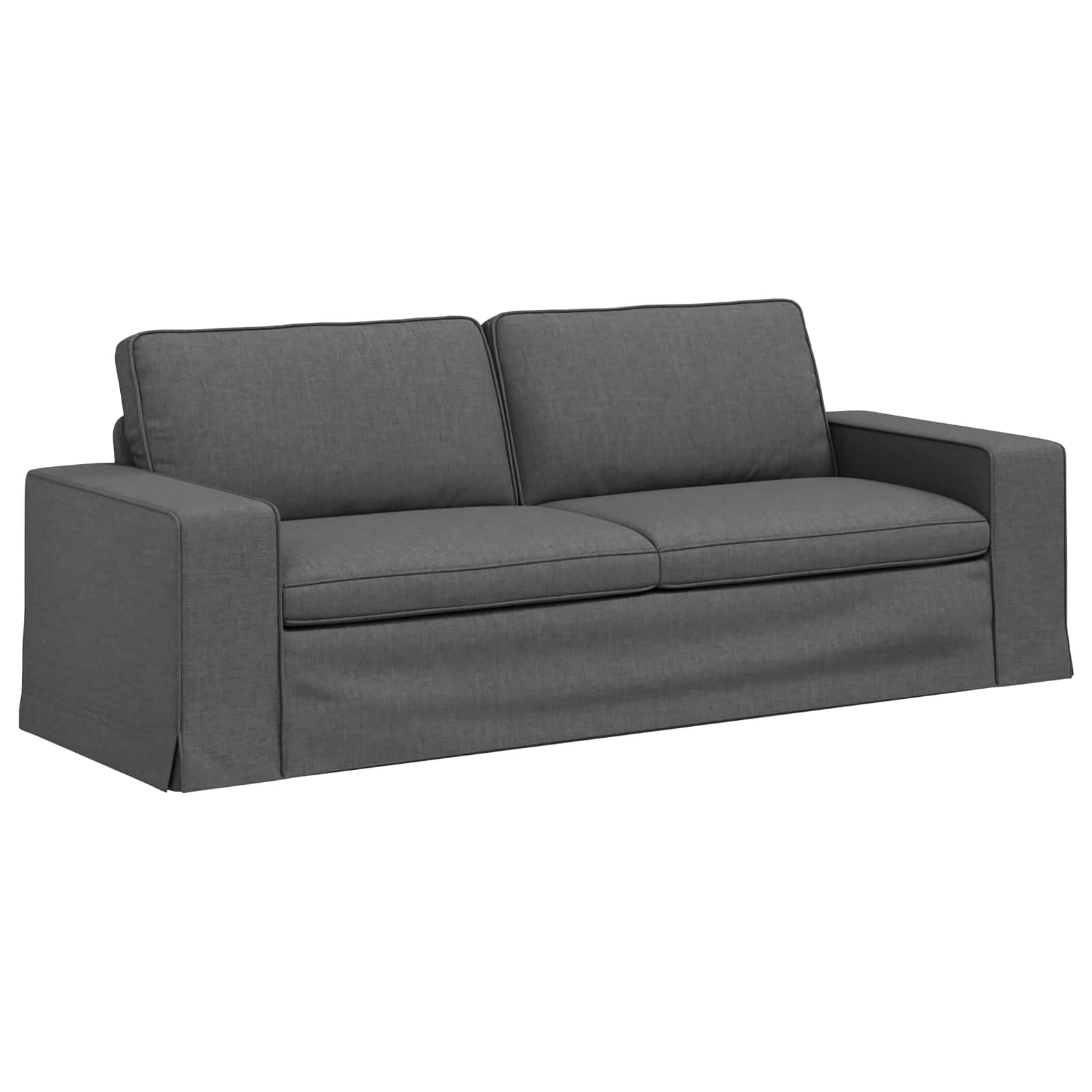 Sofa Tamno siva 222 x 80 x 82 cm tkanina