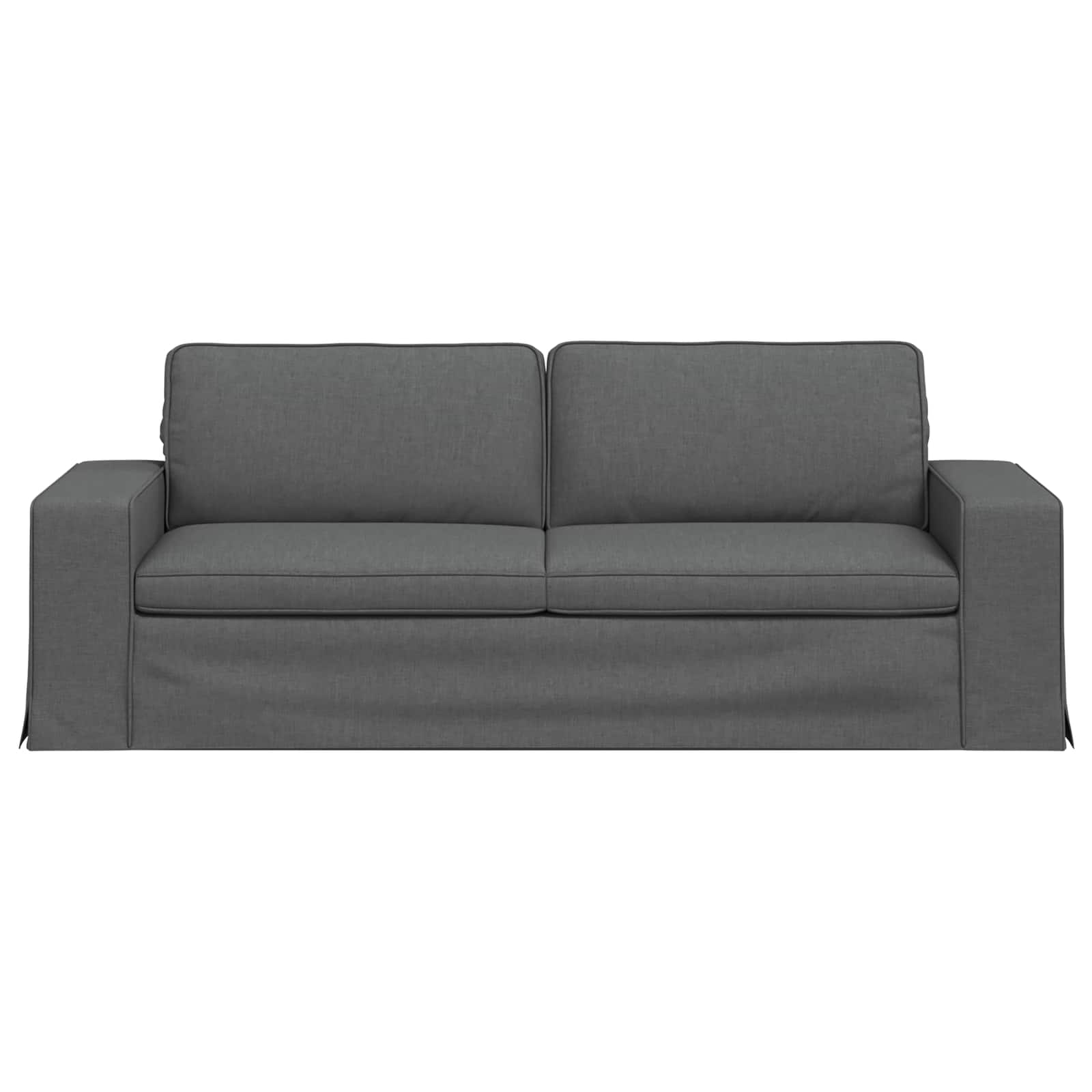 Sofa Tamno siva 222 x 80 x 82 cm tkanina