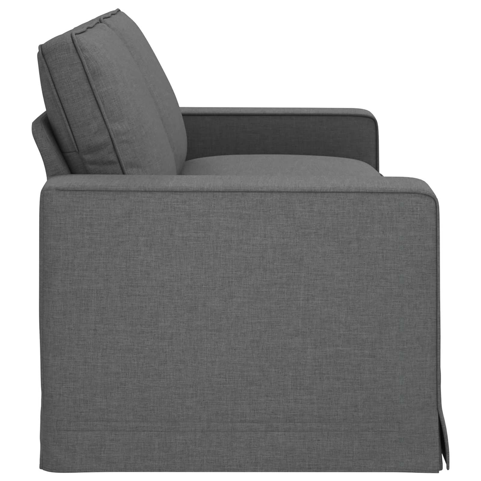 Sofa Tamno siva 222 x 80 x 82 cm tkanina