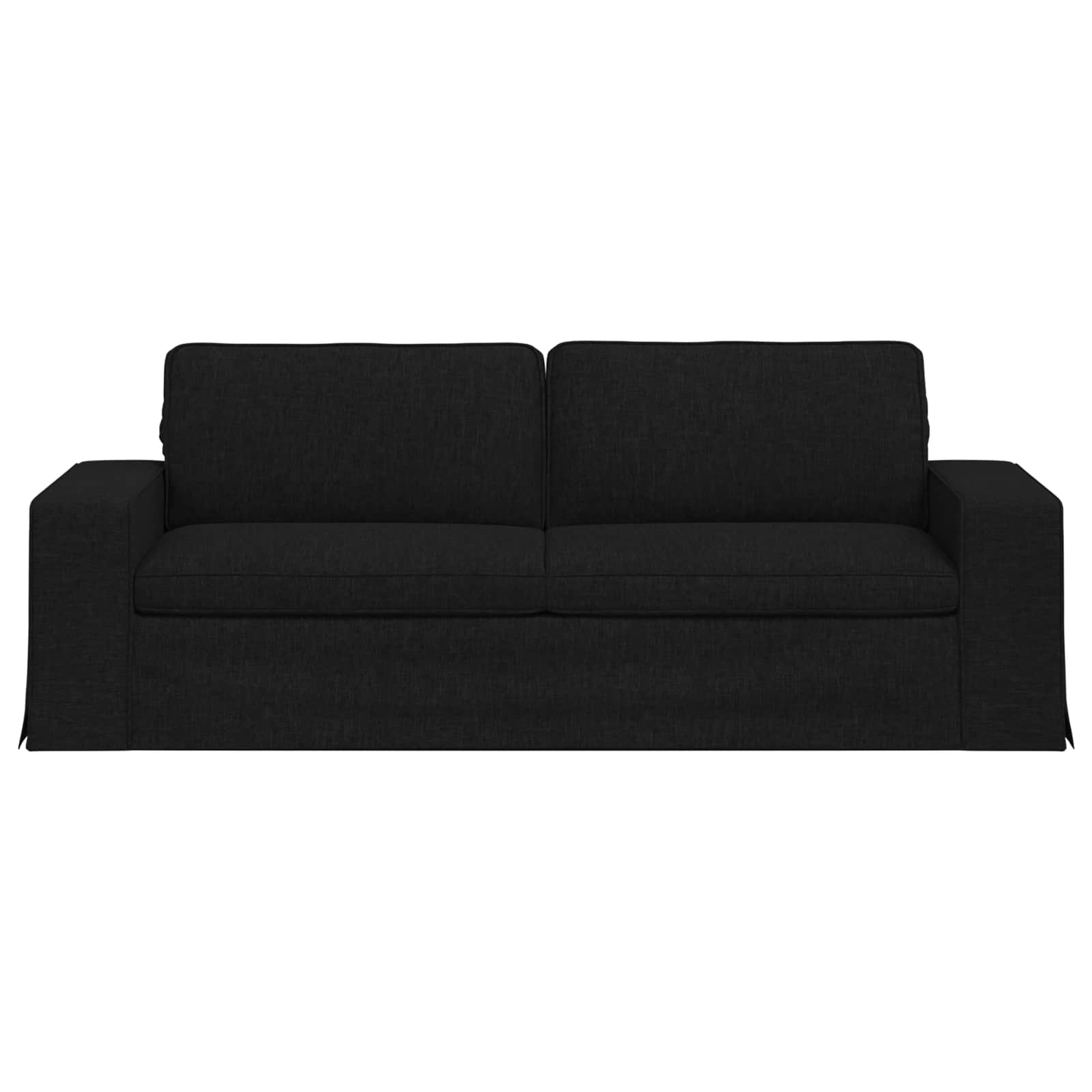 Sofa Crna 222 x 80 x 82 cm tkanina