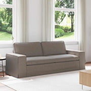 Sofa Sivo-smeđa 222 x 80 x 82 cm tkanina