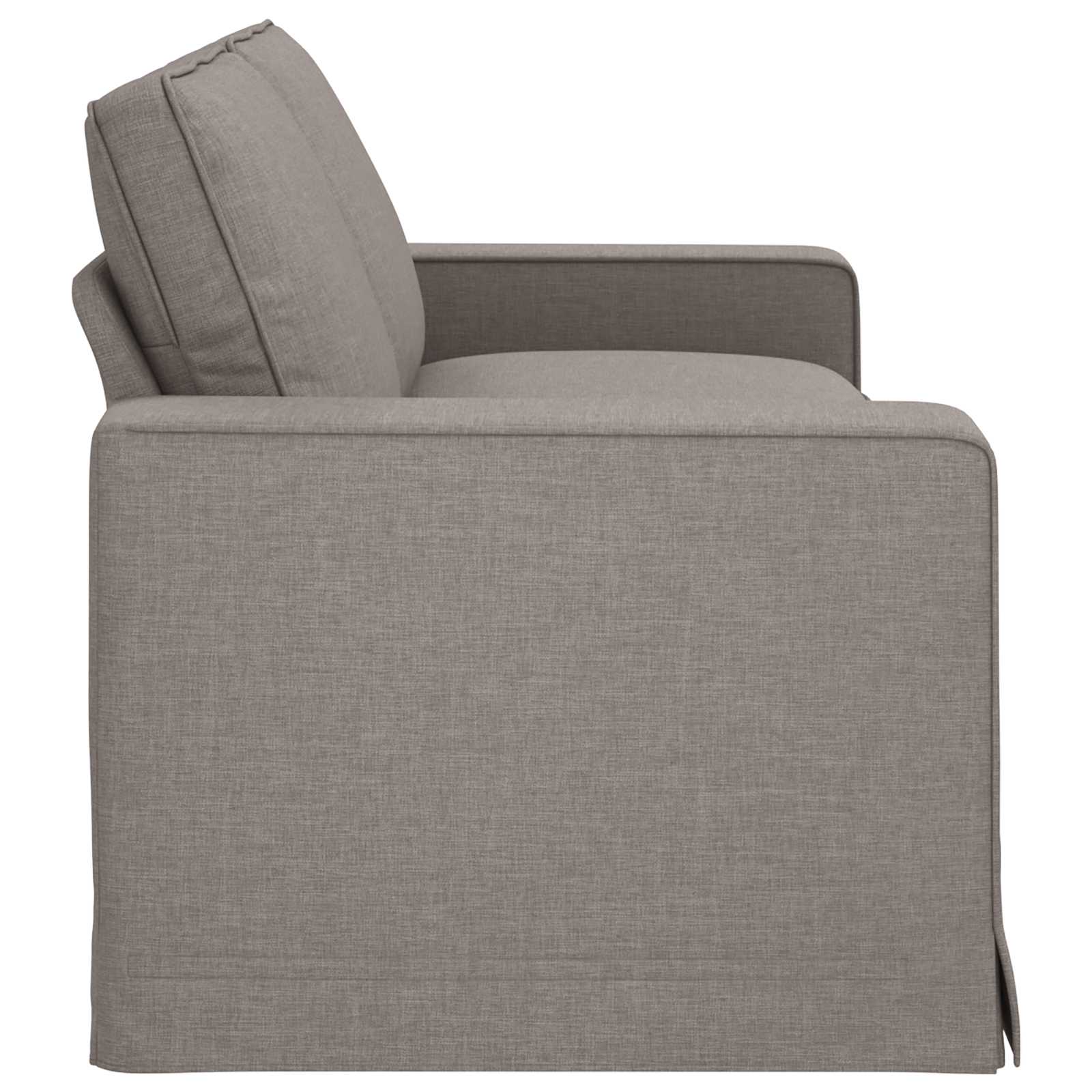 Sofa Sivo-smeđa 222 x 80 x 82 cm tkanina