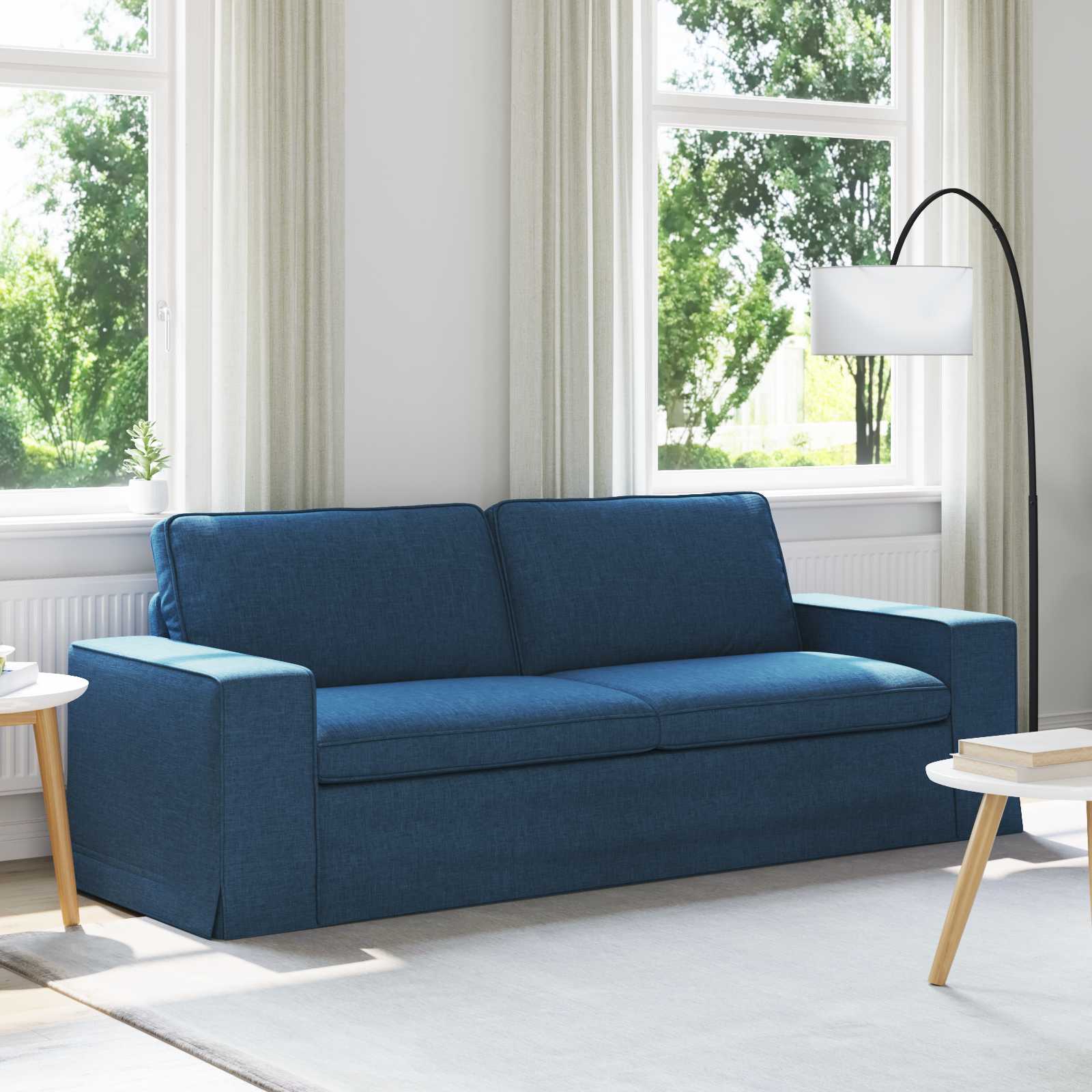 Sofa Plava 222 x 80 x 82 cm tkanina