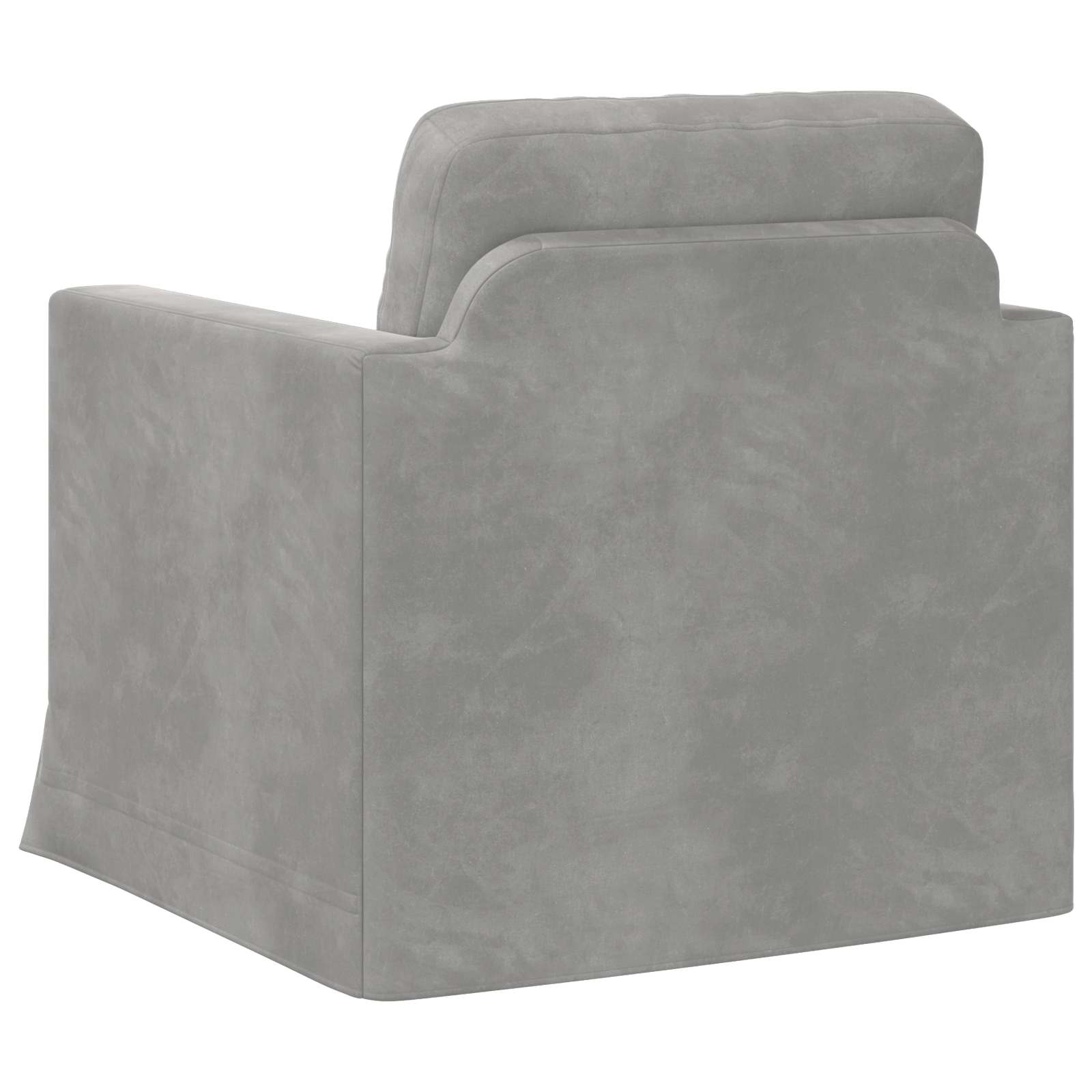 Sofa Svijetlo siva 78 x 78 x 80 cm Baršun
