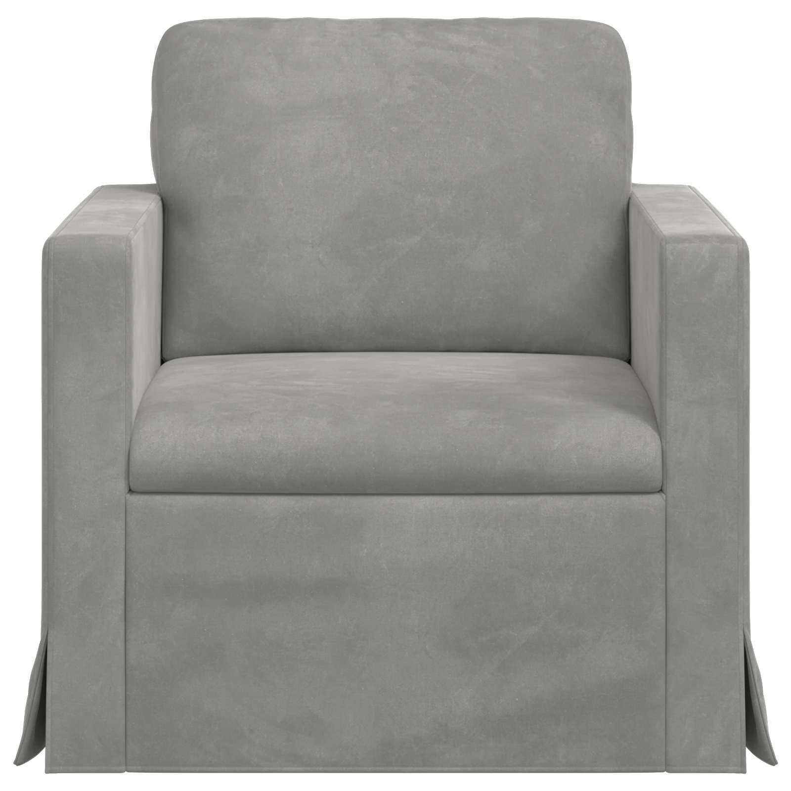 Sofa Svijetlo siva 78 x 78 x 80 cm Baršun
