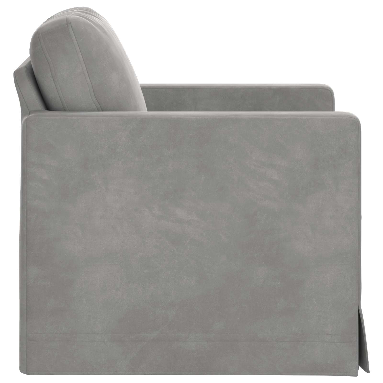 Sofa Svijetlo siva 78 x 78 x 80 cm Baršun