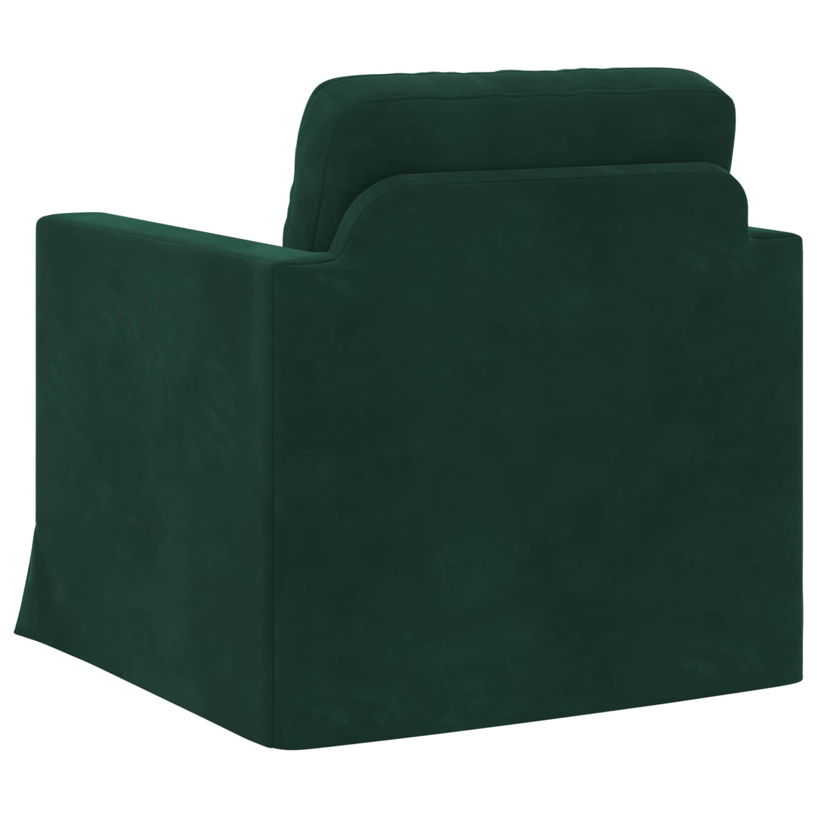 Sofa Tamnozelena 78 x 78 x 80 cm Baršun