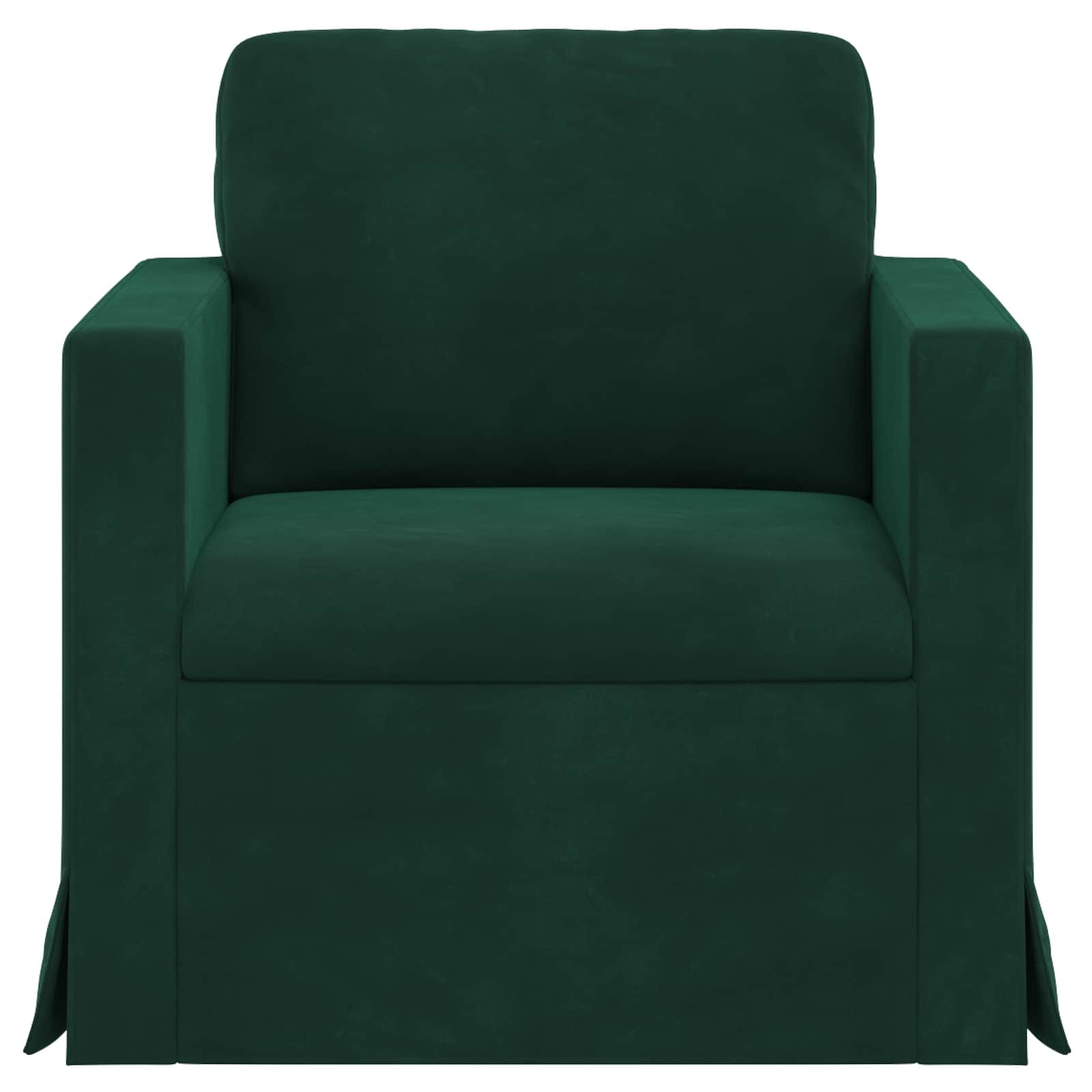 Sofa Tamnozelena 78 x 78 x 80 cm Baršun