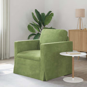 Sofa Svijetlo zelena 78 x 78 x 80 cm Baršun