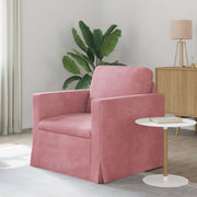 Sofa Ružičasta 78 x 78 x 80 cm Baršun