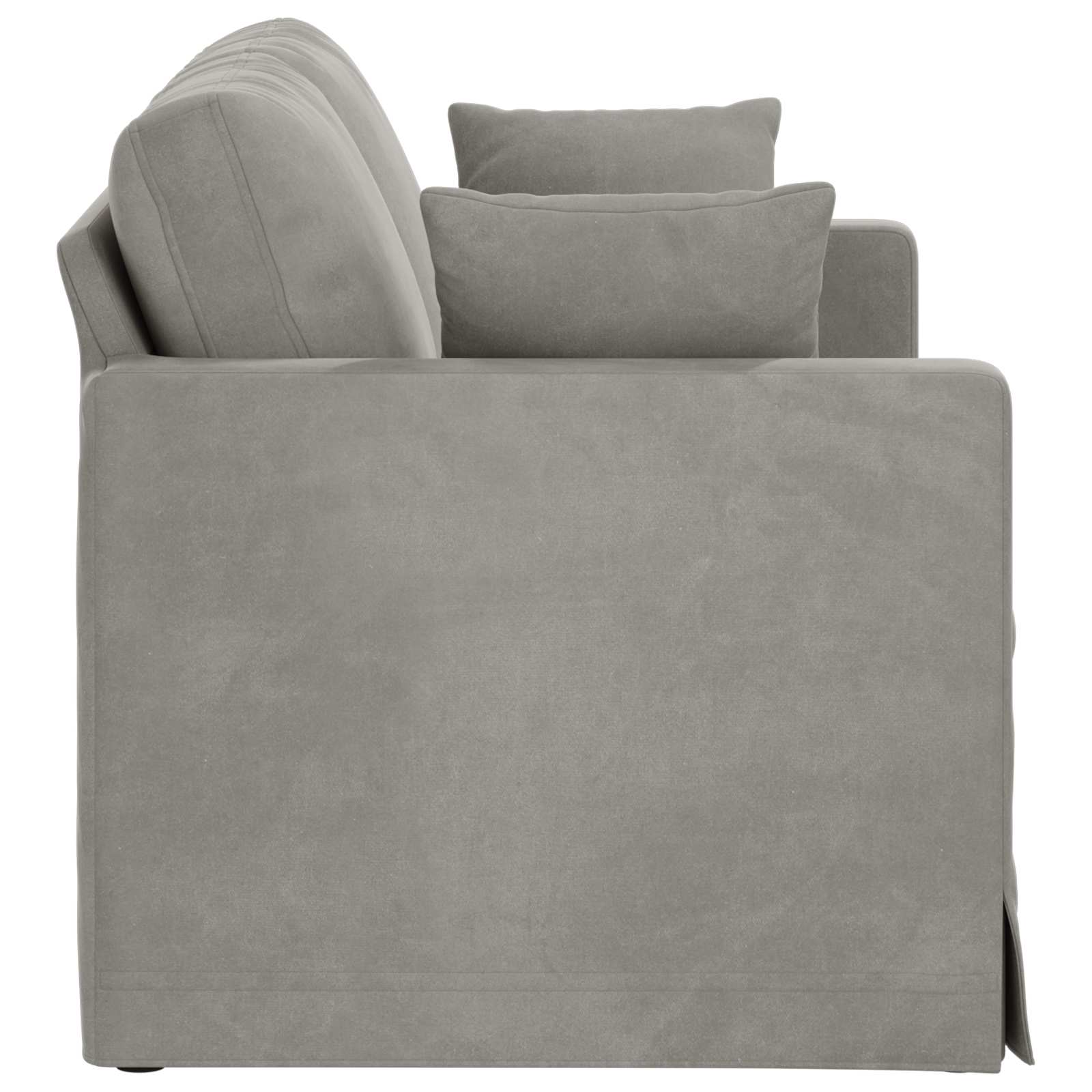 Sofa Svijetlo siva 138 x 78 x 80 cm Baršun