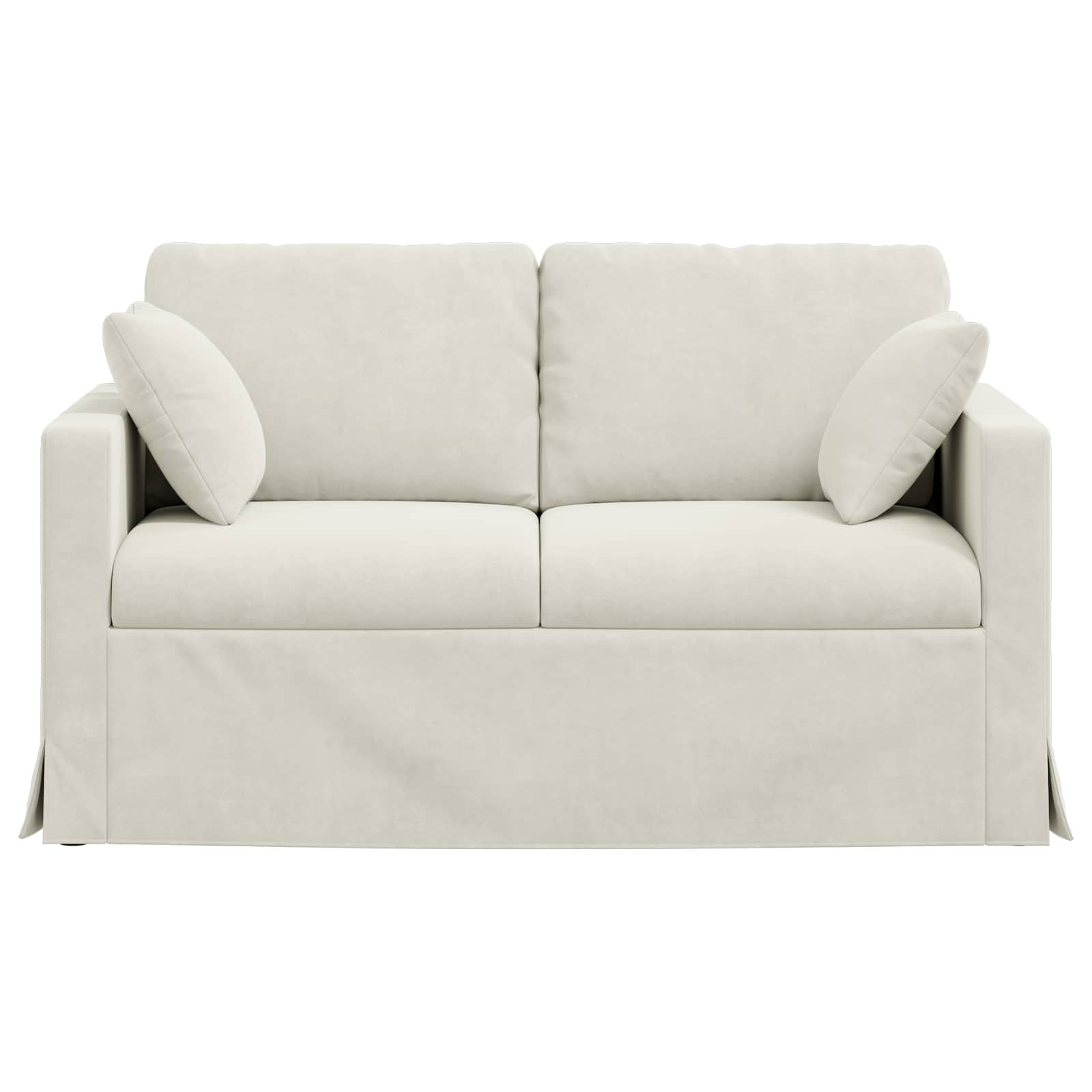 Sofa Krema 138 x 78 x 80 cm Baršun