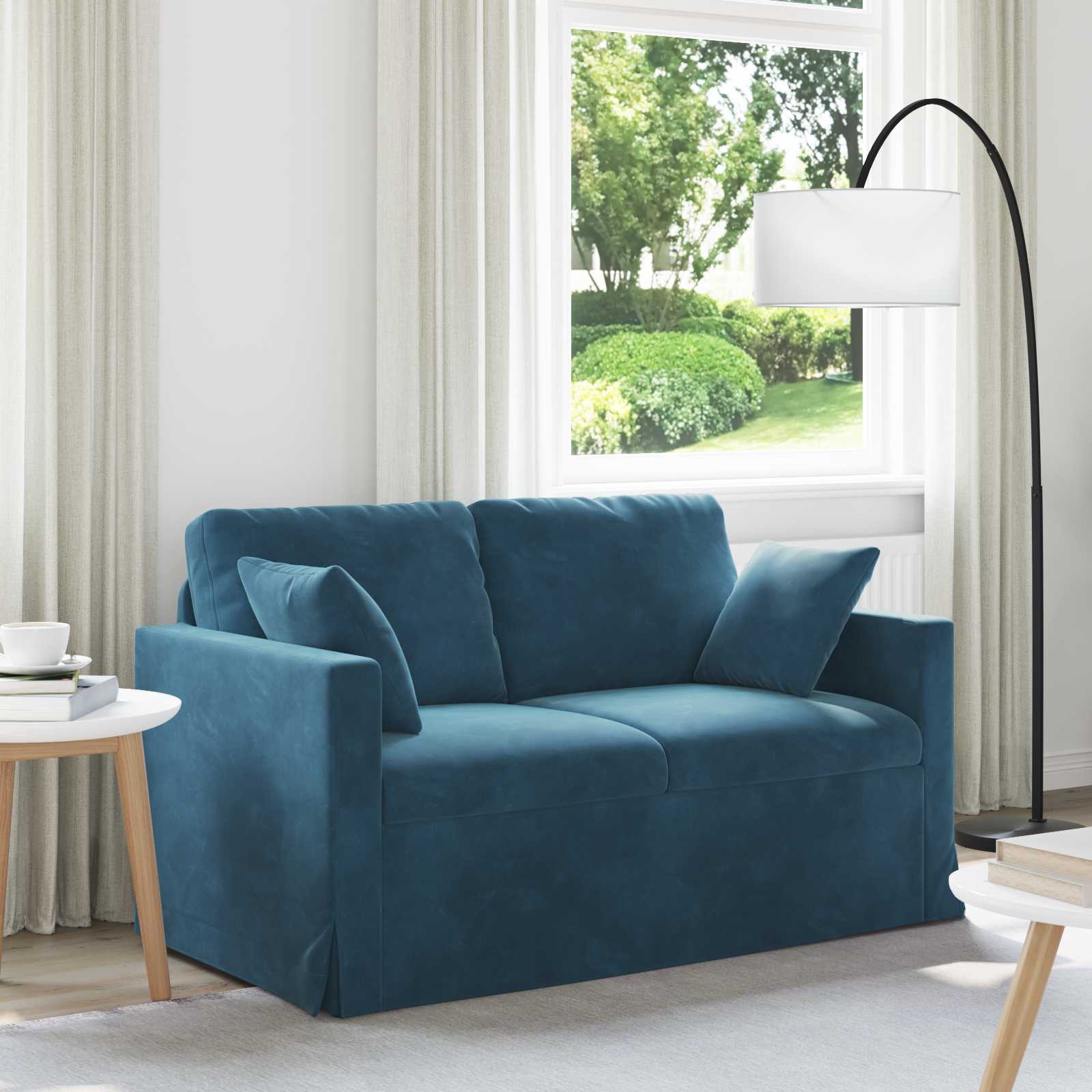Sofa Plava 138 x 78 x 80 cm Baršun