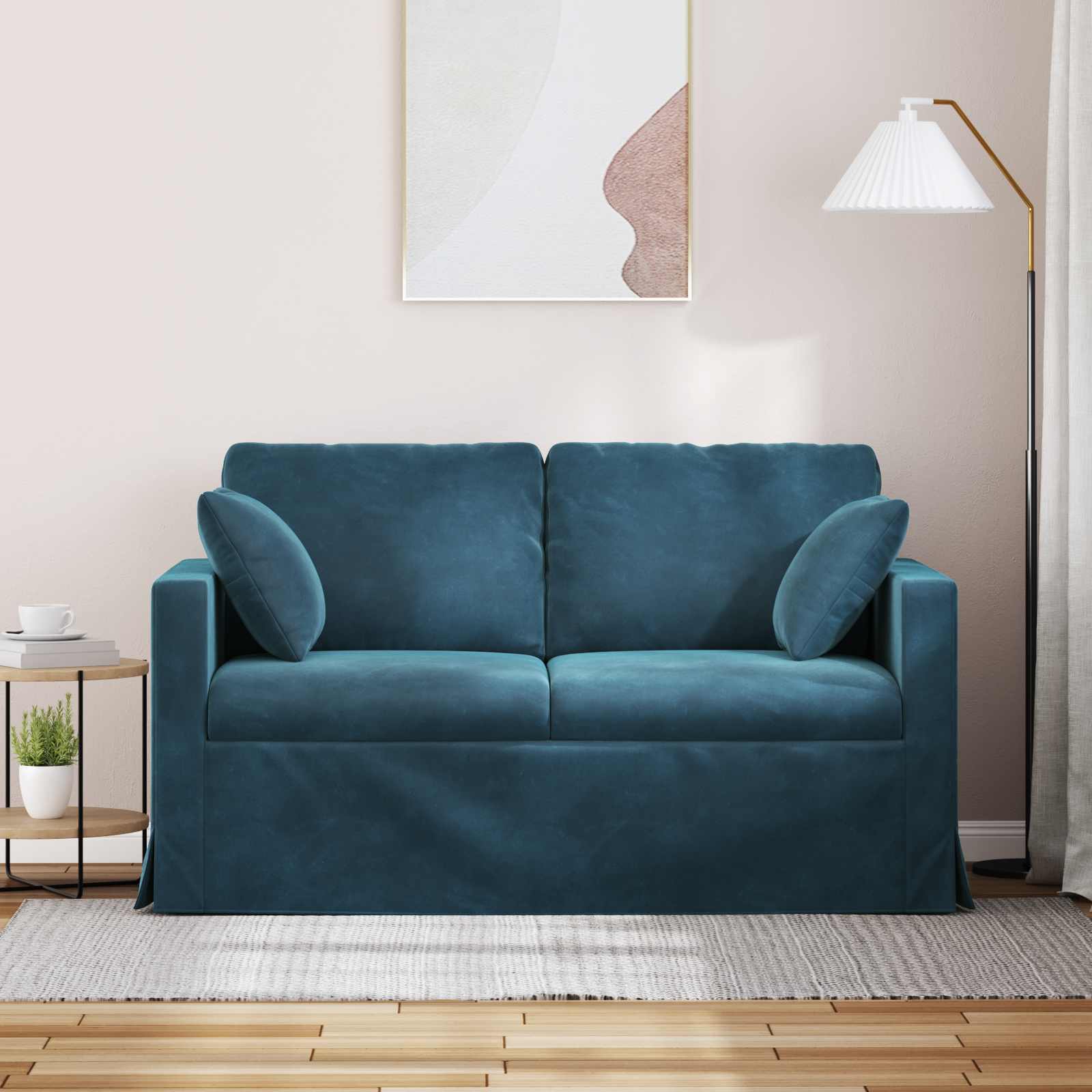 Sofa Plava 138 x 78 x 80 cm Baršun