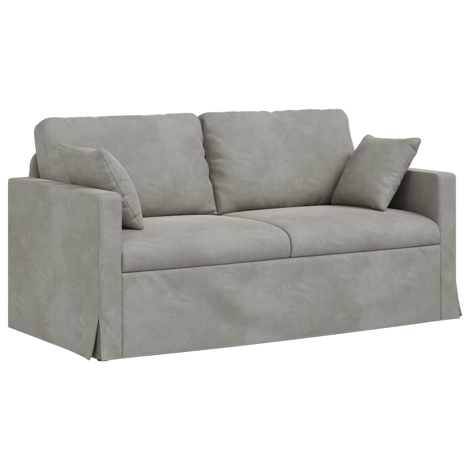 Sofa Svijetlo siva 158 x 78 x 80 cm Baršun