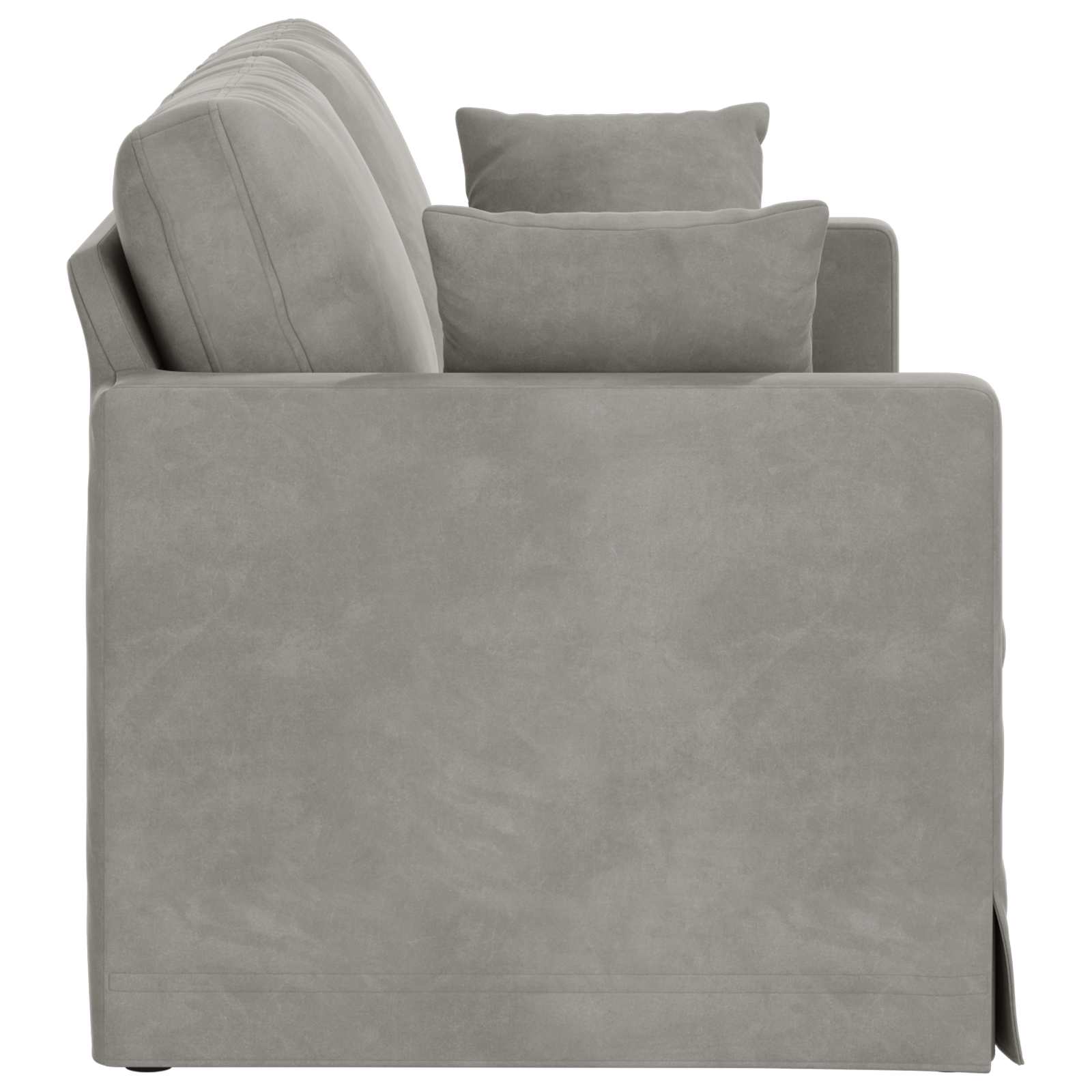 Sofa Svijetlo siva 158 x 78 x 80 cm Baršun
