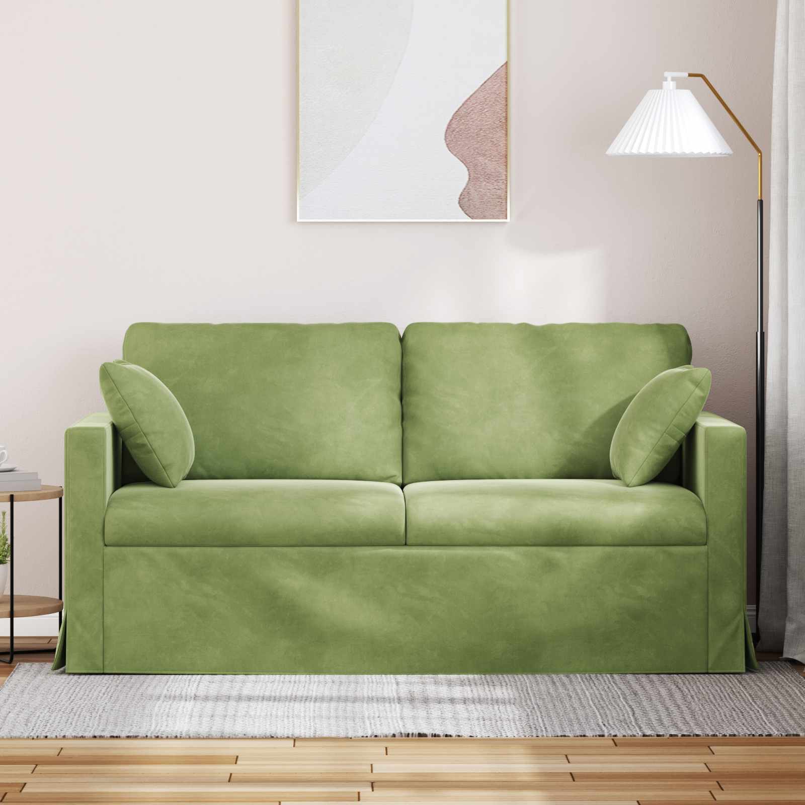 Sofa Svijetlo zelena 158 x 78 x 80 cm Baršun