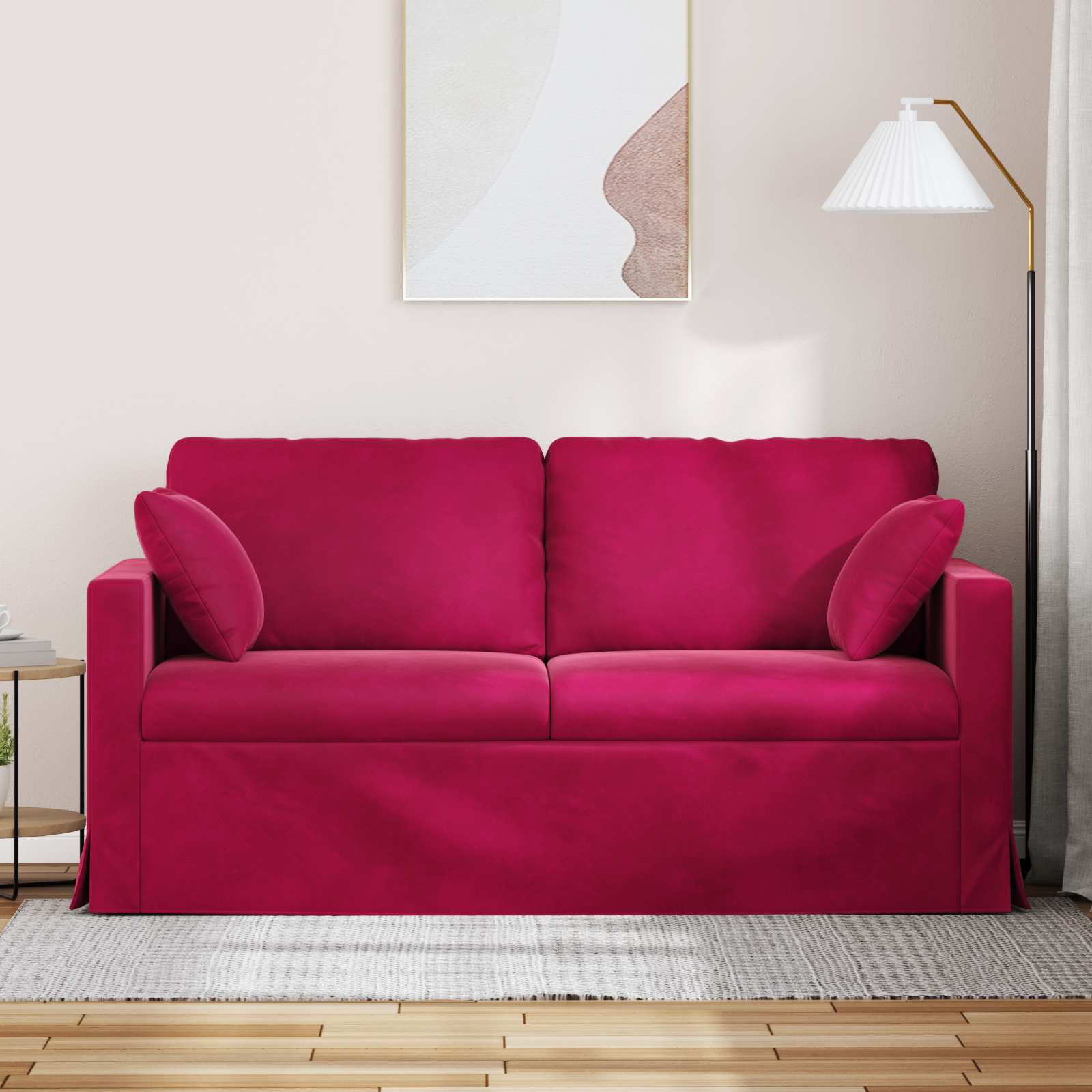 Sofa Vinska crvena 158 x 78 x 80 cm Baršun