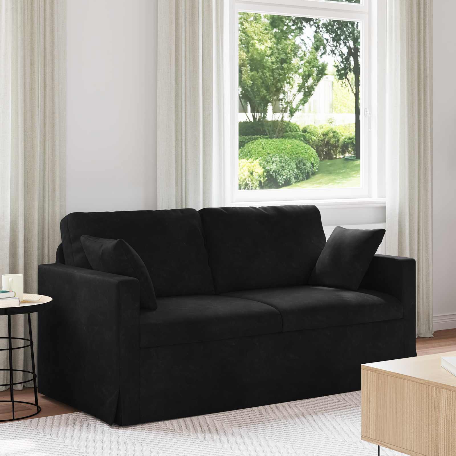 Sofa Crna 158 x 78 x 80 cm Baršun