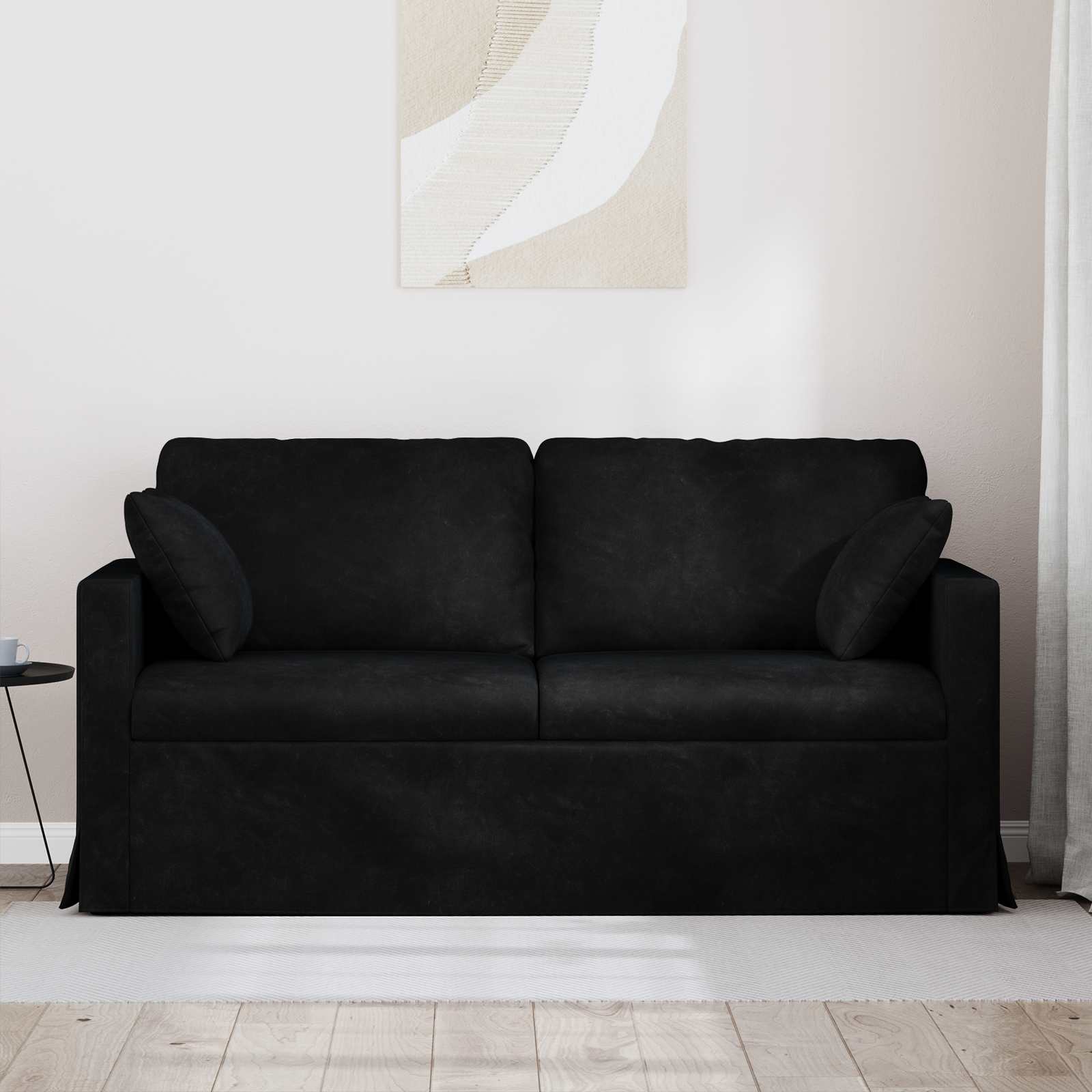 Sofa Crna 158 x 78 x 80 cm Baršun