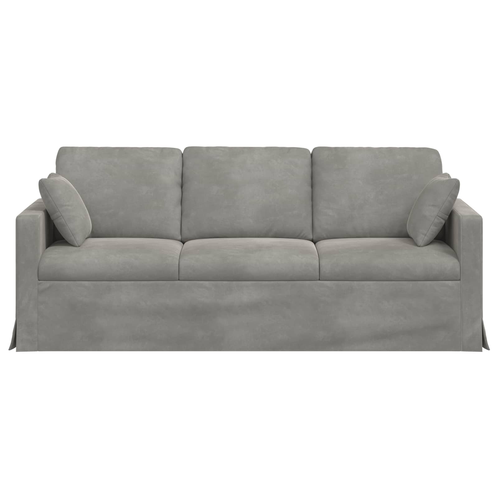 Sofa Svijetlo siva 198 x 78 x 80 cm Baršun