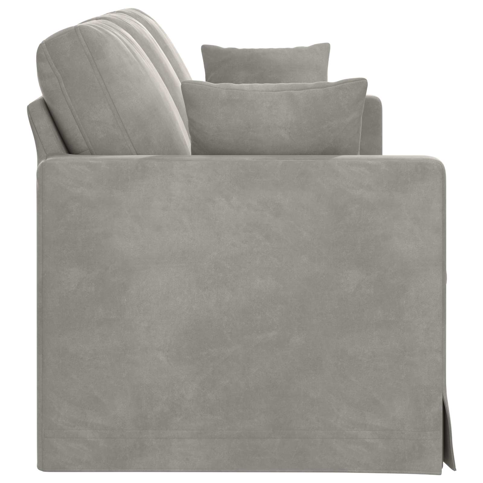 Sofa Svijetlo siva 198 x 78 x 80 cm Baršun
