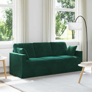 Sofa Tamnozelena 198 x 78 x 80 cm Baršun