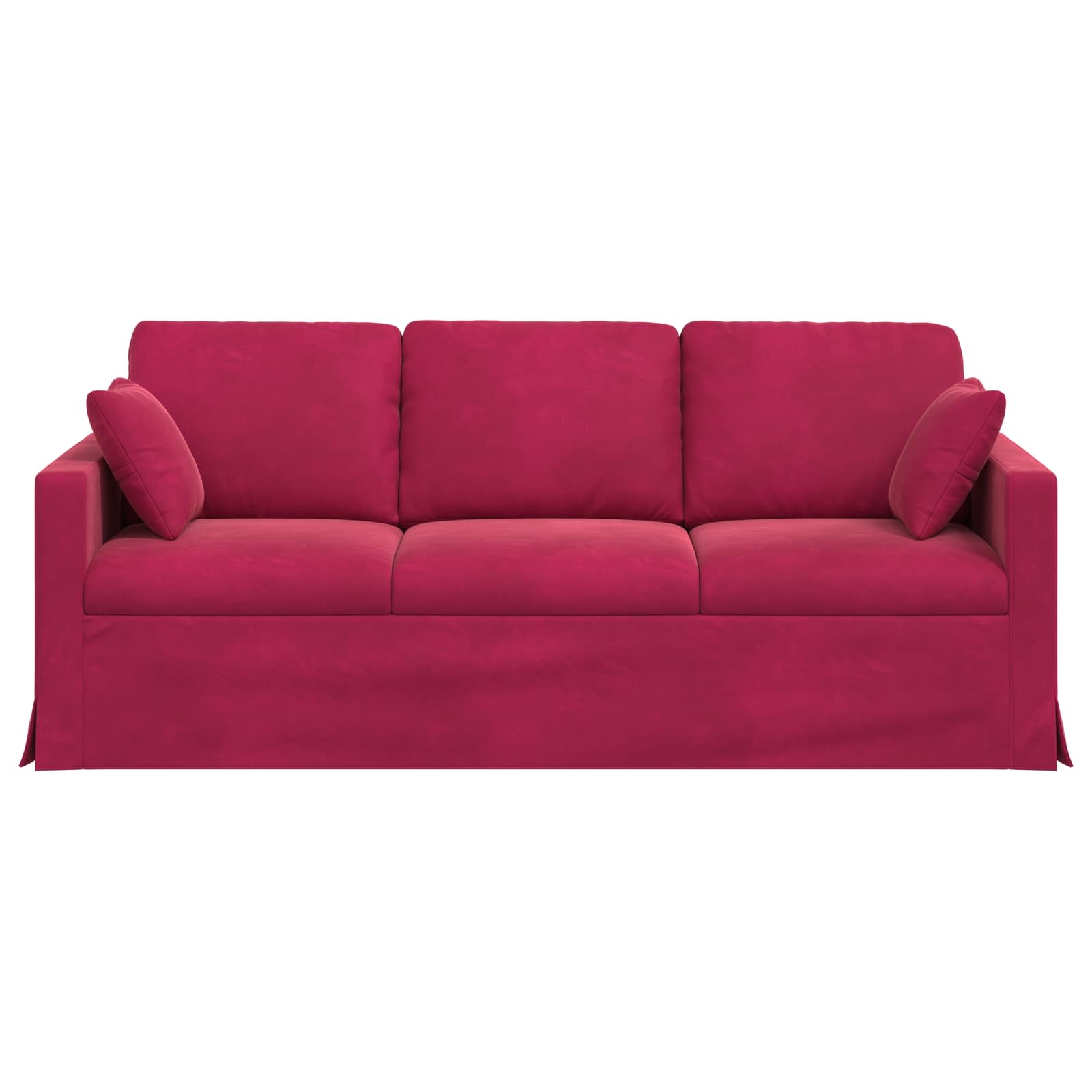 Sofa Vinska crvena 198 x 78 x 80 cm Baršun