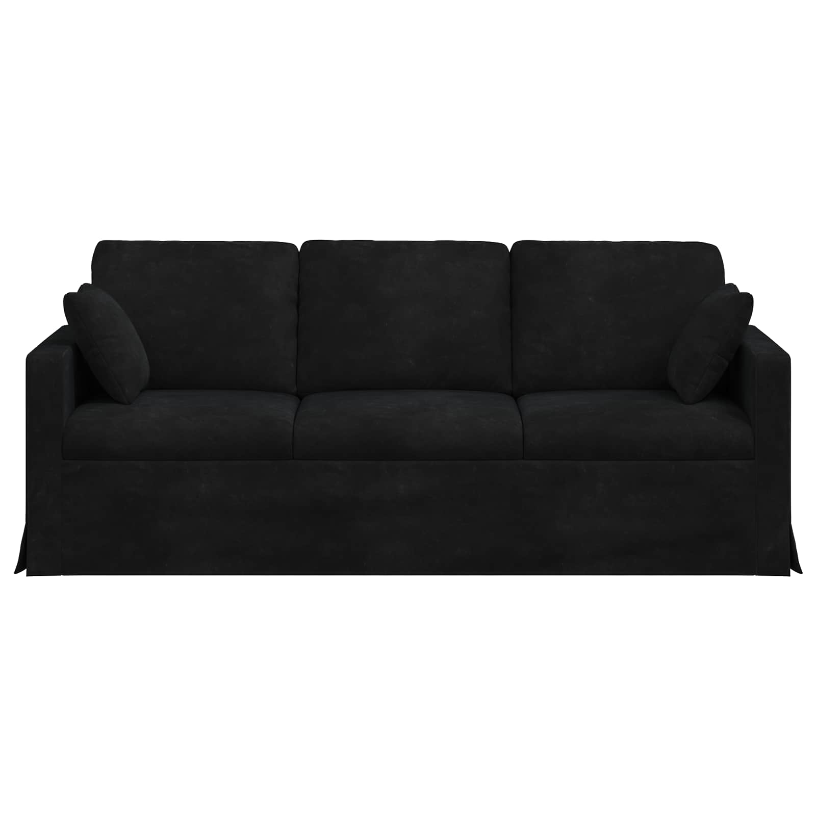Sofa Crna 198 x 78 x 80 cm Baršun