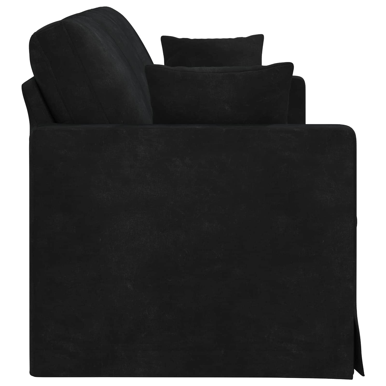 Sofa Crna 198 x 78 x 80 cm Baršun