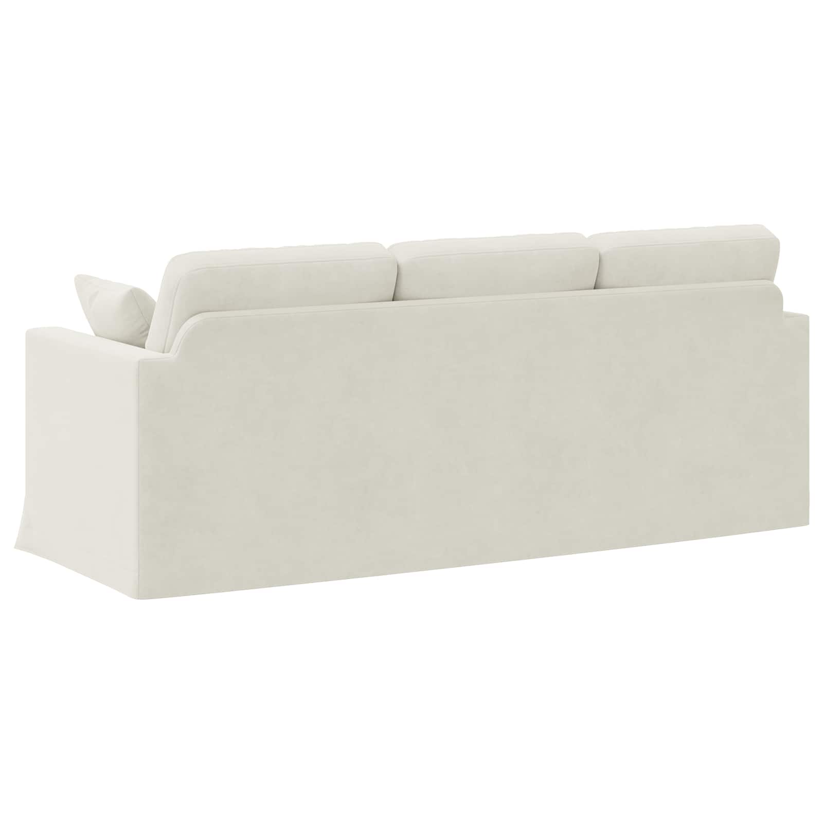 Sofa Krema 198 x 78 x 80 cm Baršun