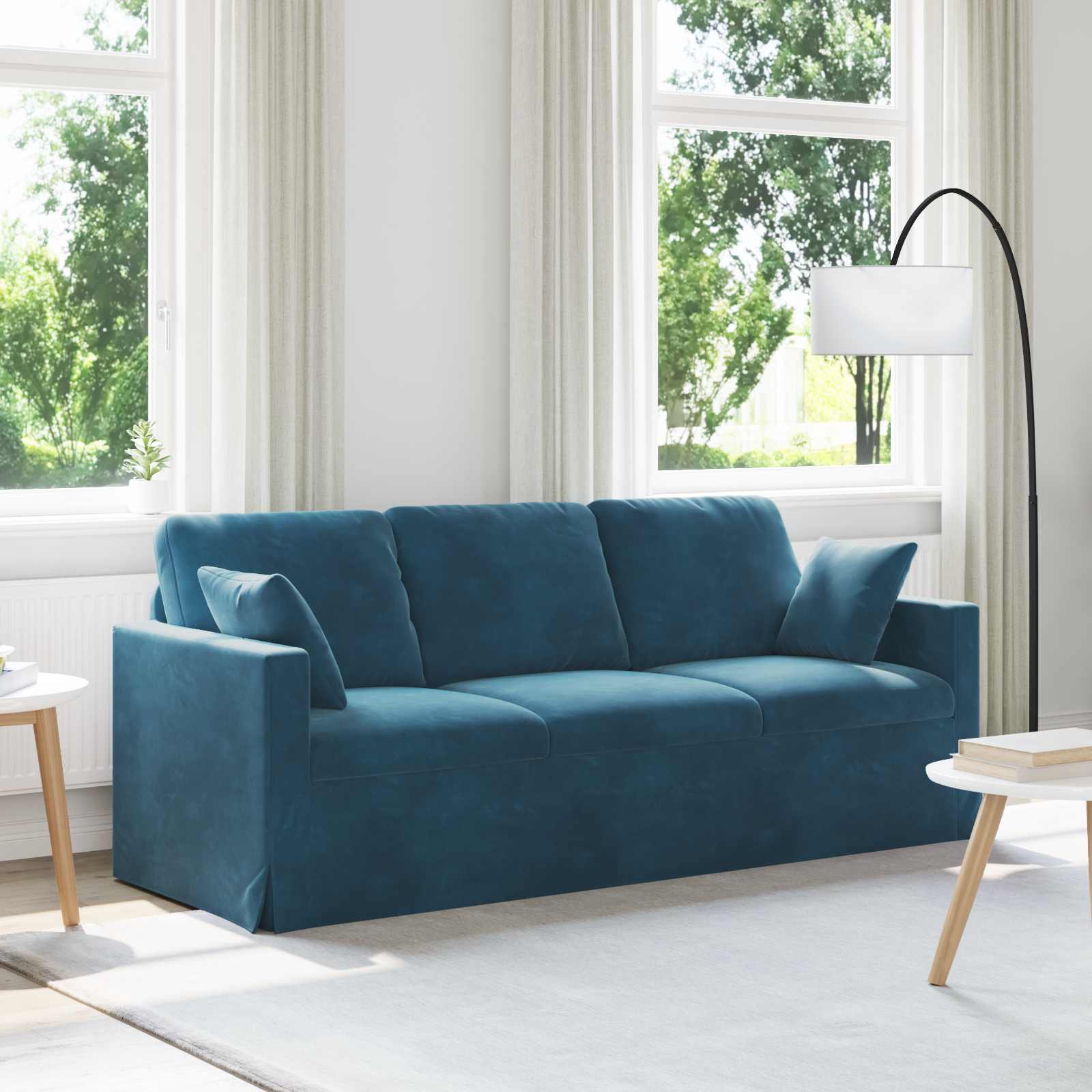 Sofa Plava 198 x 78 x 80 cm Baršun