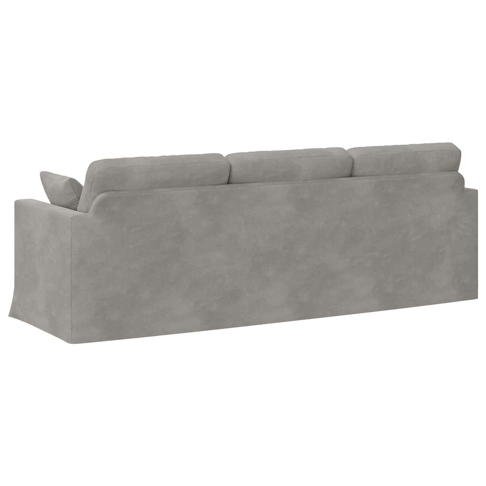 Sofa Svijetlo siva 228 x 78 x 80 cm Baršun