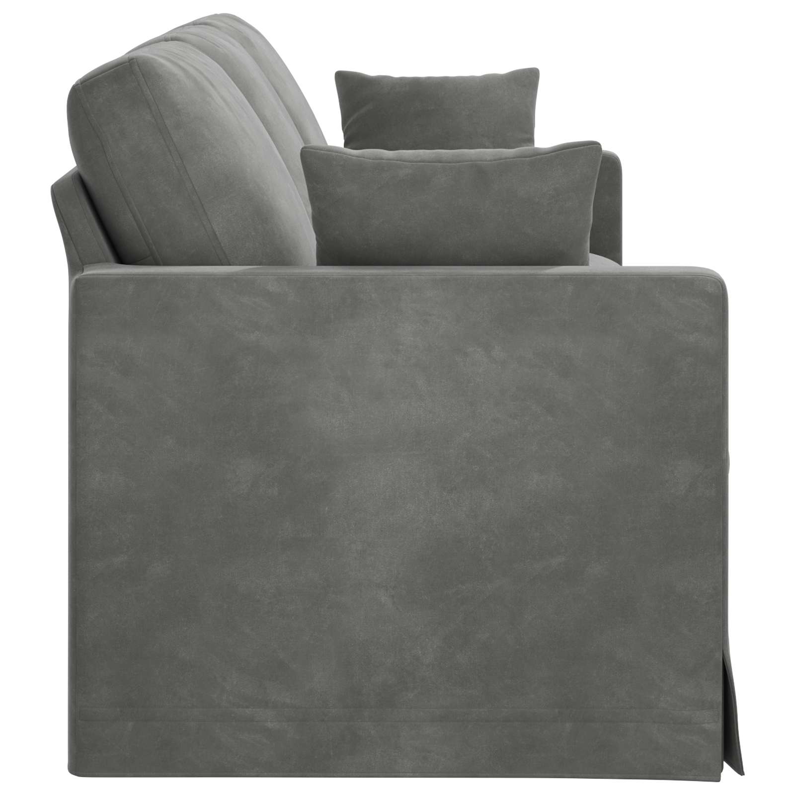 Sofa Tamno siva 228 x 78 x 80 cm Baršun