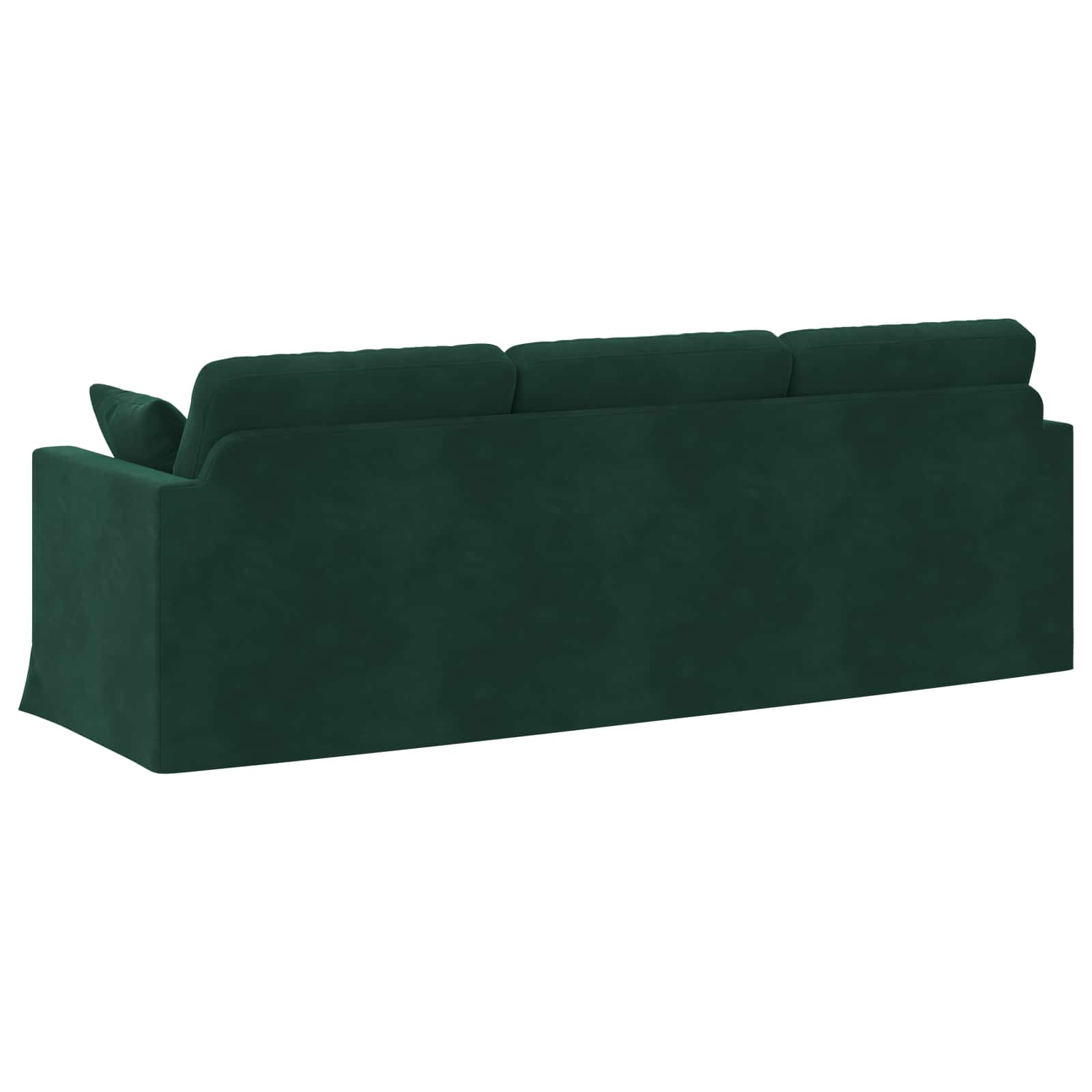Sofa Tamnozelena 228 x 78 x 80 cm Baršun