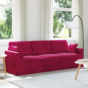 Sofa Vinska crvena 228 x 78 x 80 cm Baršun