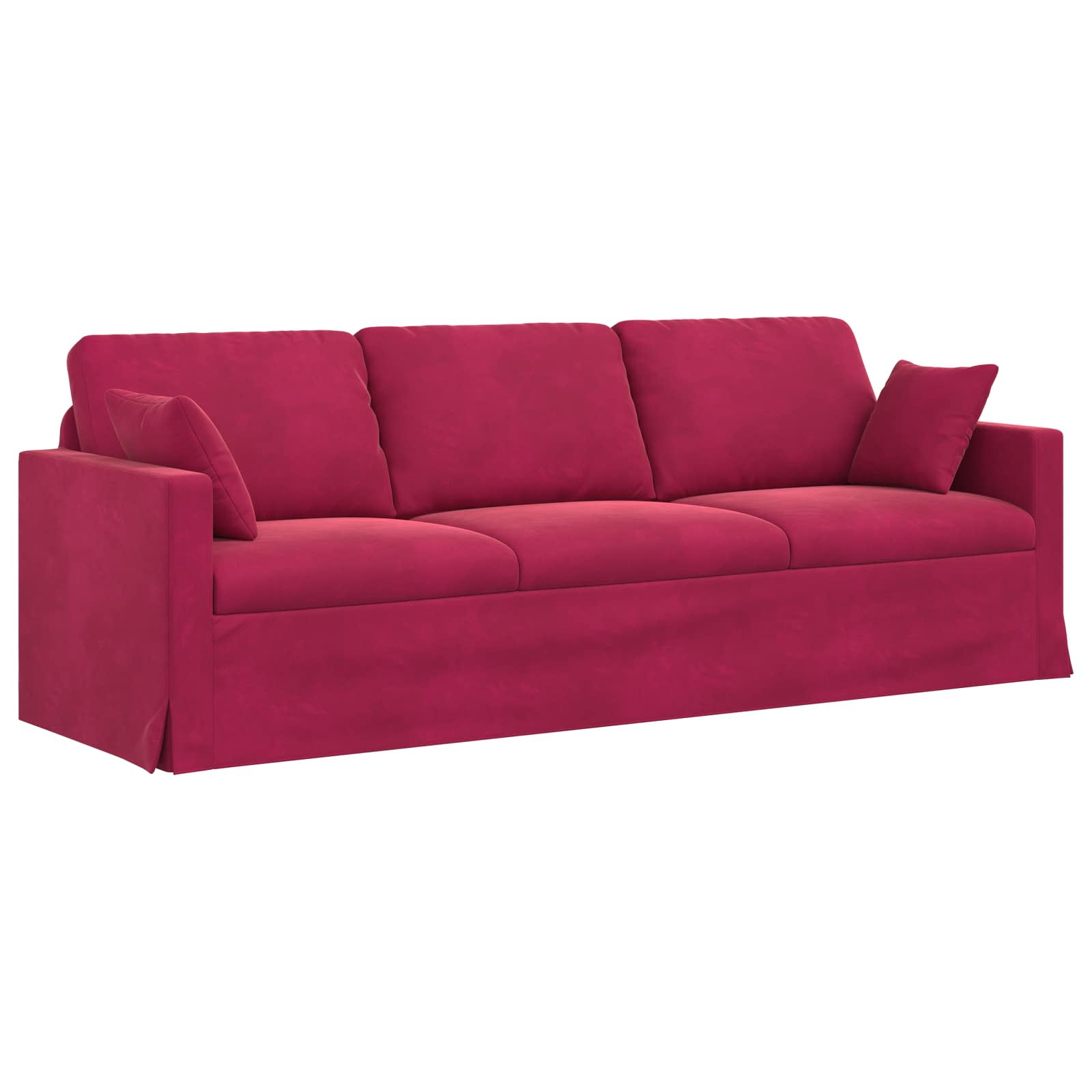 Sofa Vinska crvena 228 x 78 x 80 cm Baršun
