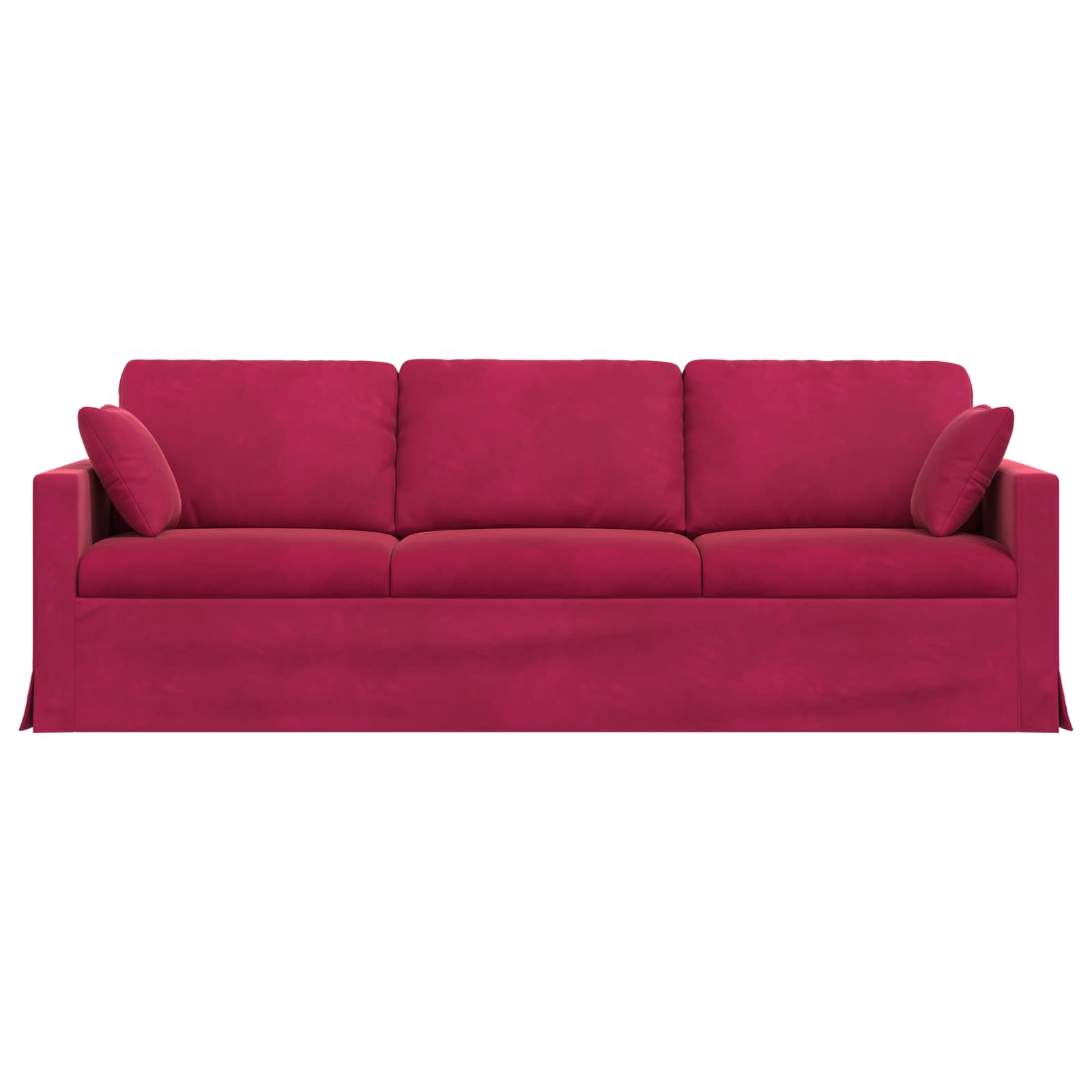 Sofa Vinska crvena 228 x 78 x 80 cm Baršun