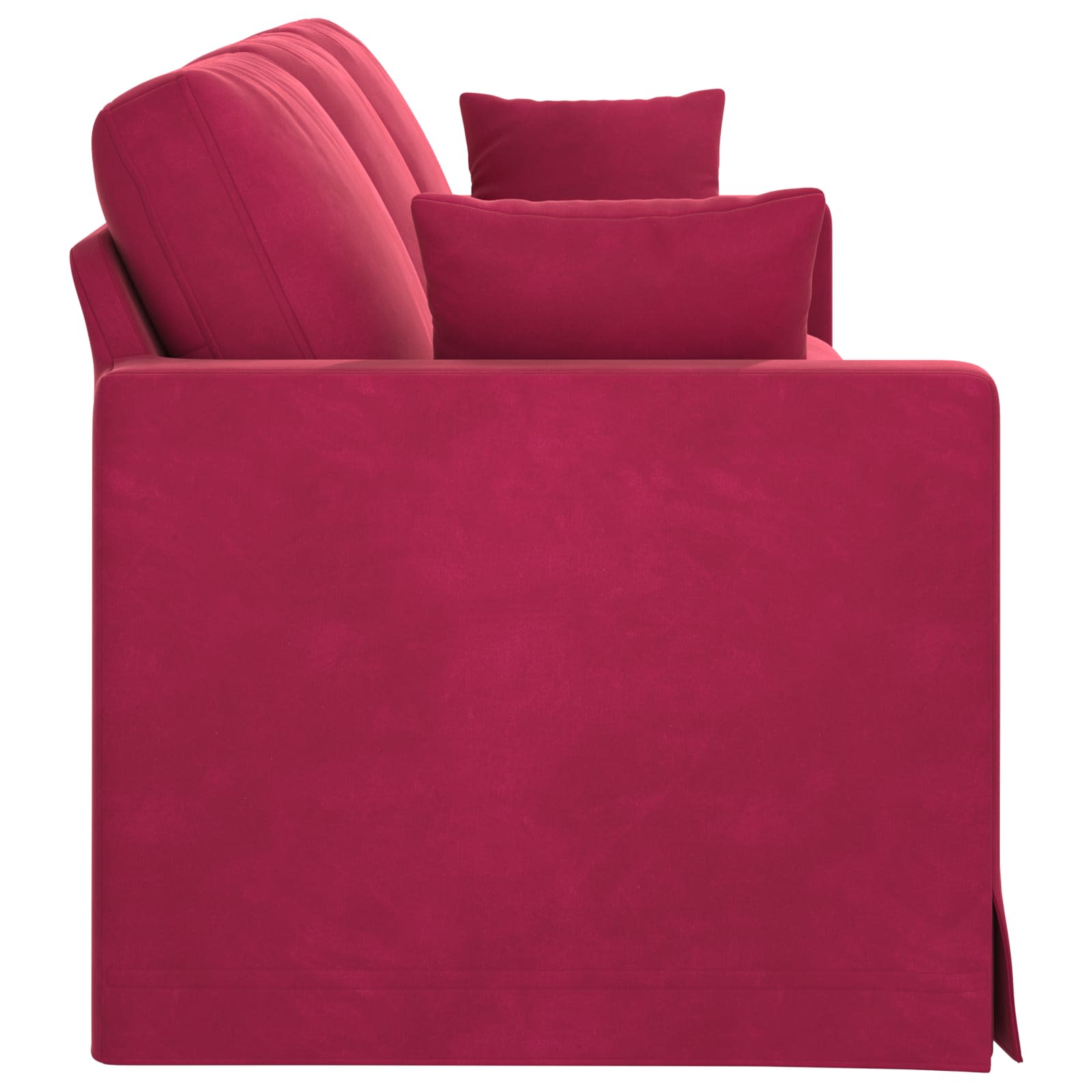 Sofa Vinska crvena 228 x 78 x 80 cm Baršun