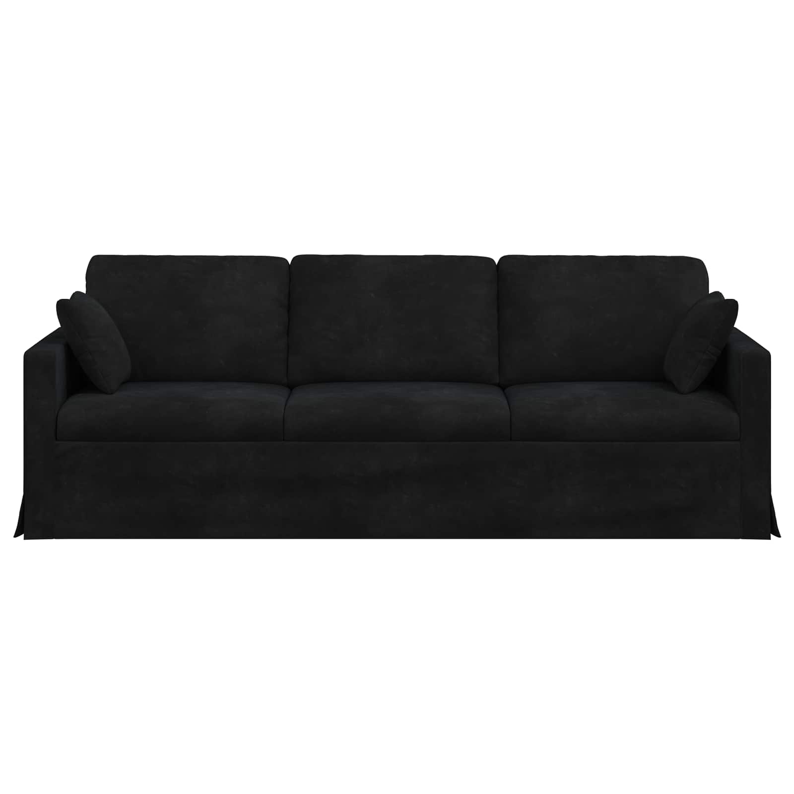 Sofa Crna 228 x 78 x 80 cm Baršun
