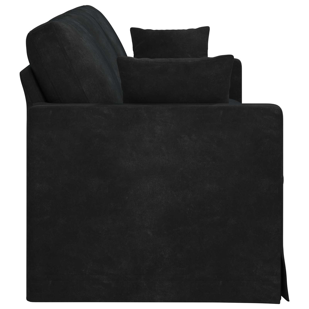 Sofa Crna 228 x 78 x 80 cm Baršun
