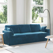 Sofa Plava 228 x 78 x 80 cm Baršun