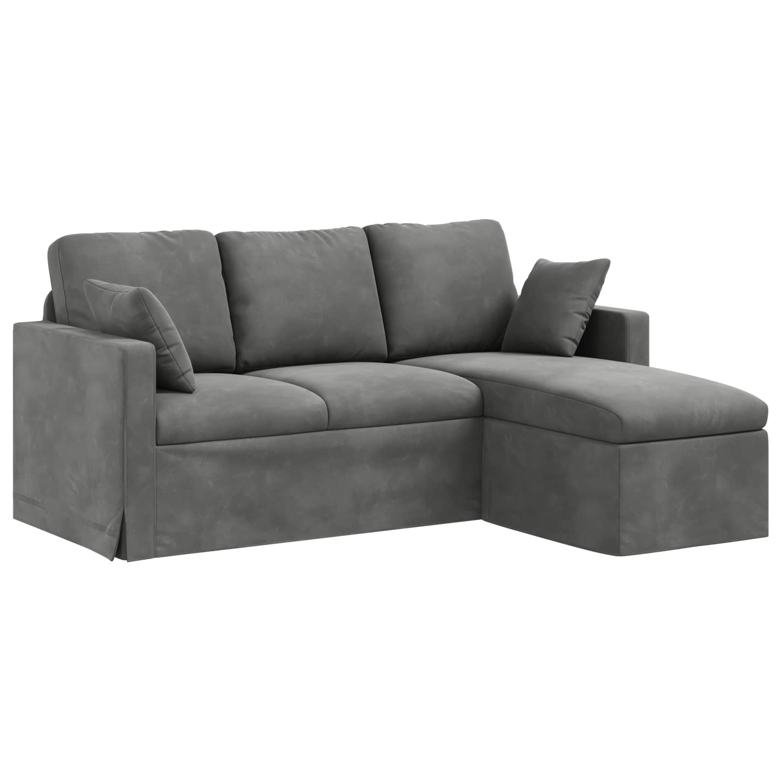 Sofa Tamno siva 178 x 134 x 80 cm Baršun