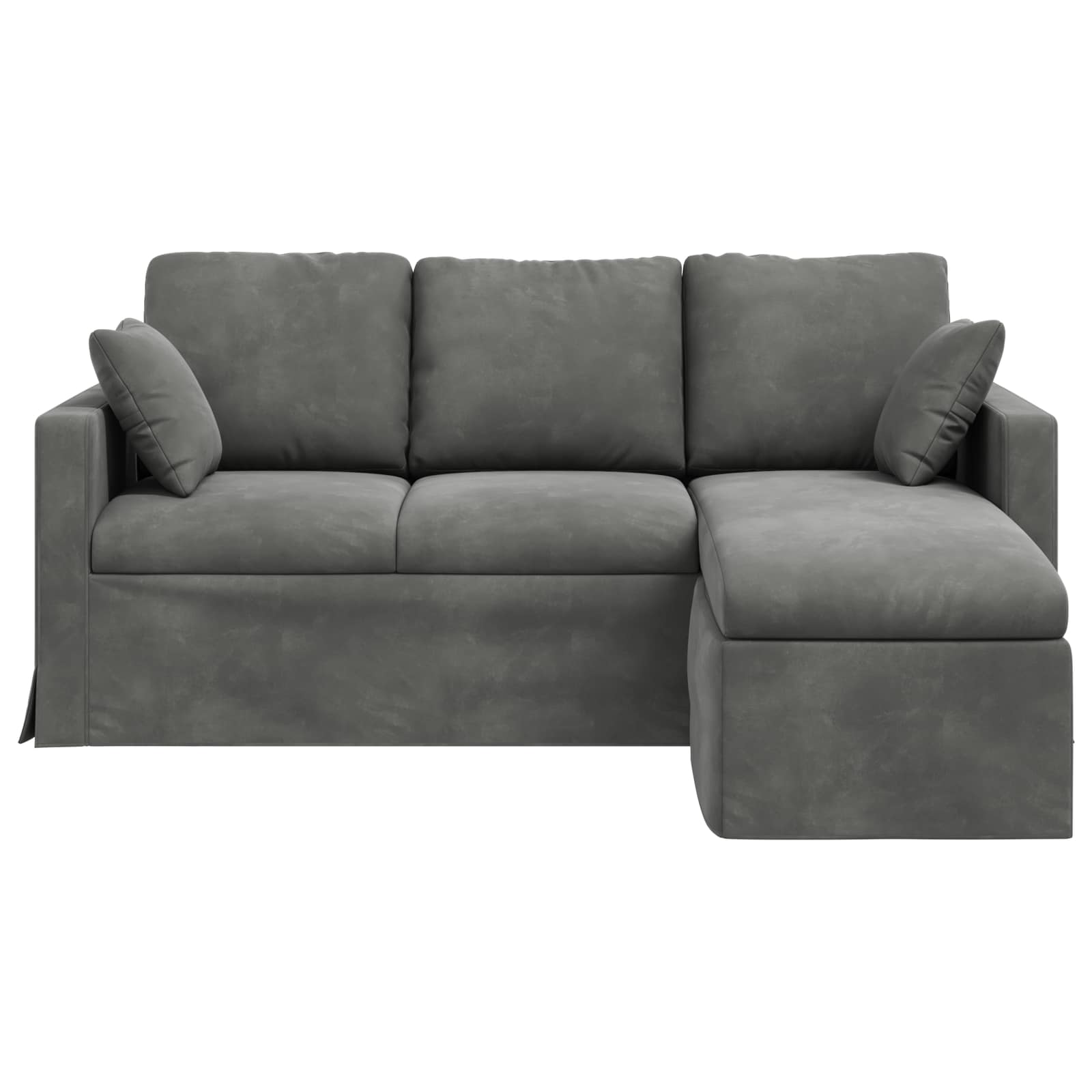 Sofa Tamno siva 178 x 134 x 80 cm Baršun