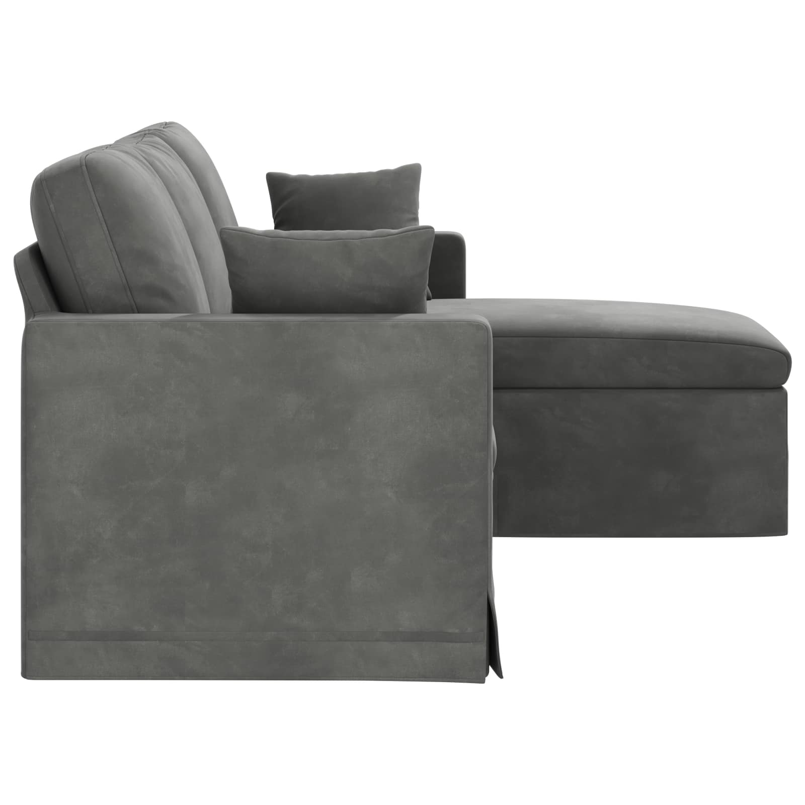 Sofa Tamno siva 178 x 134 x 80 cm Baršun