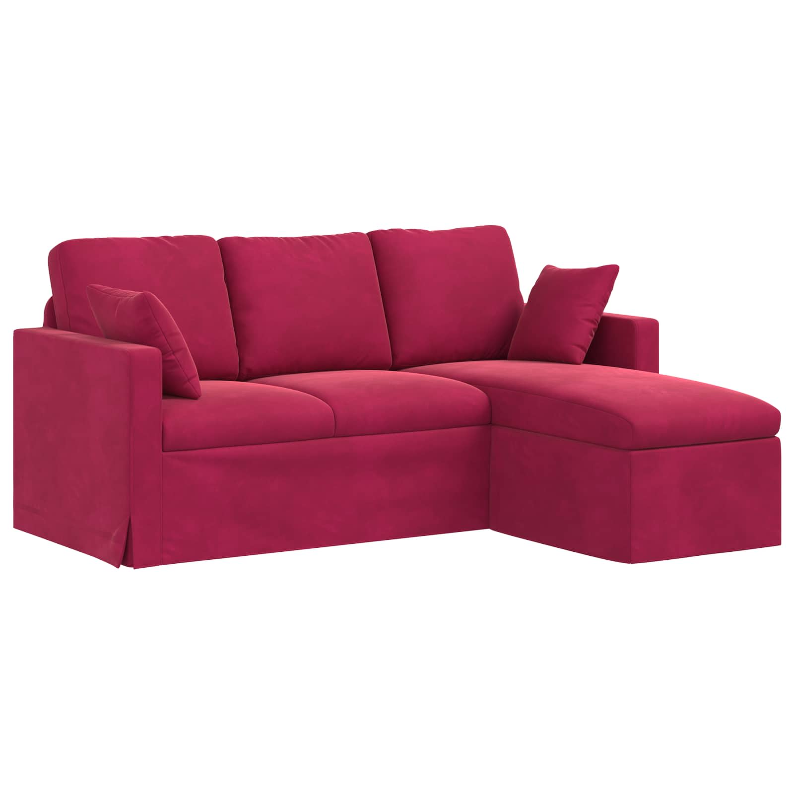 Sofa Vinska crvena 178 x 134 x 80 cm Baršun